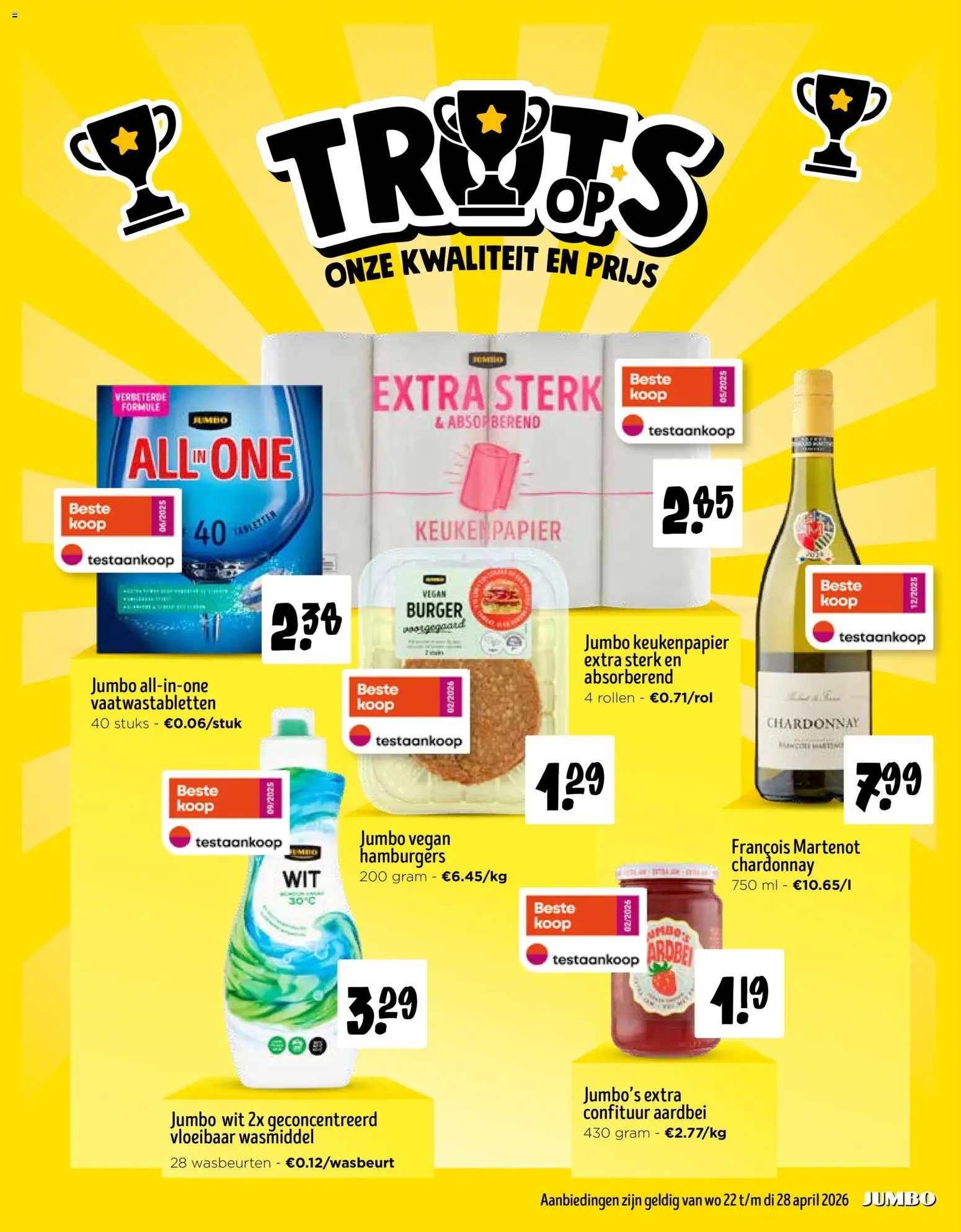 {H1} | Pagina: 15 | Producten: Aardbei, Wasmiddel, Keukenpapier