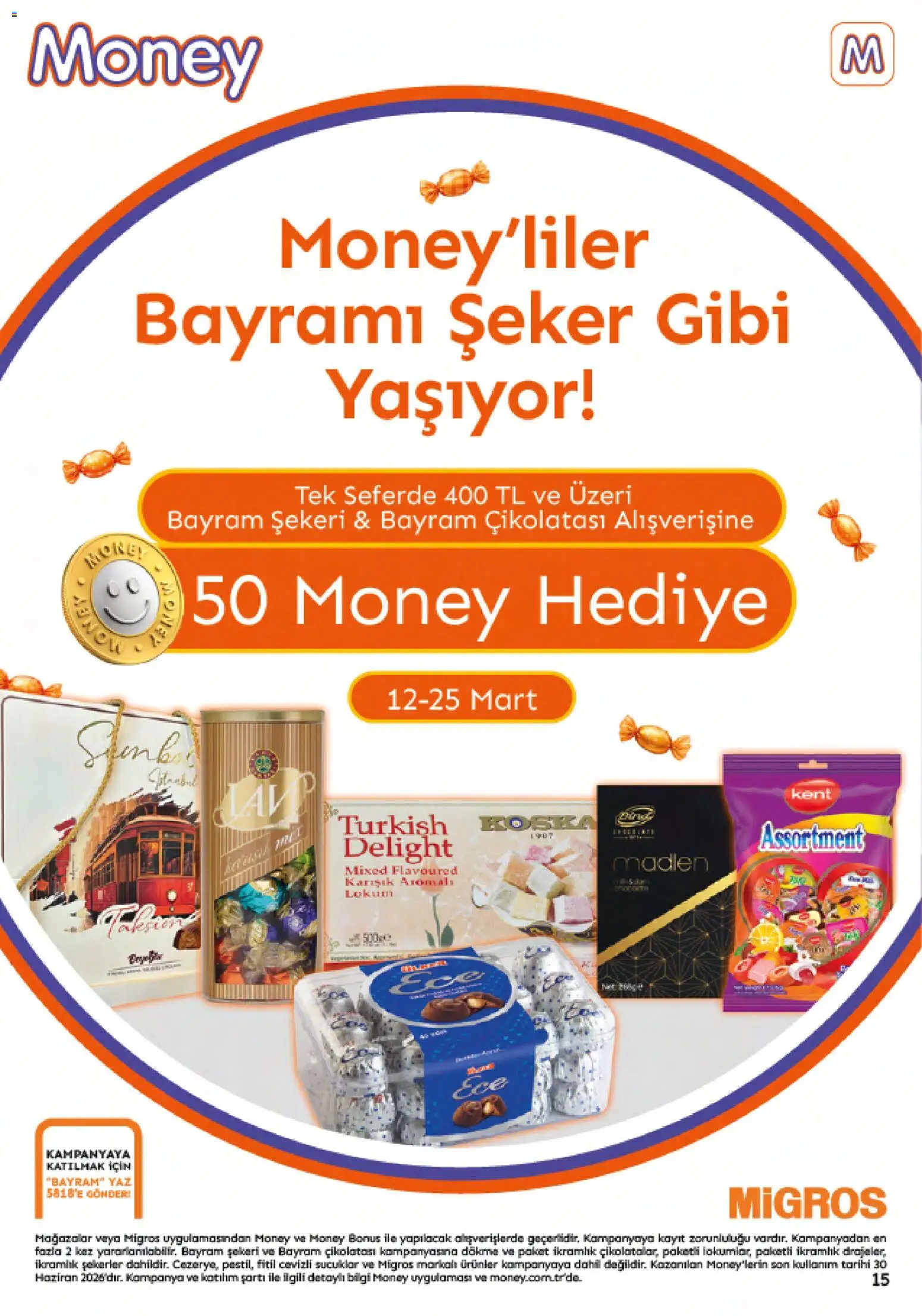 Migros Katalog - 5M Migroskop Dijital - 12.03.2026 tarihinden itibaren geçerlidir | Sayfa: 15 | Ürünler: Şeker