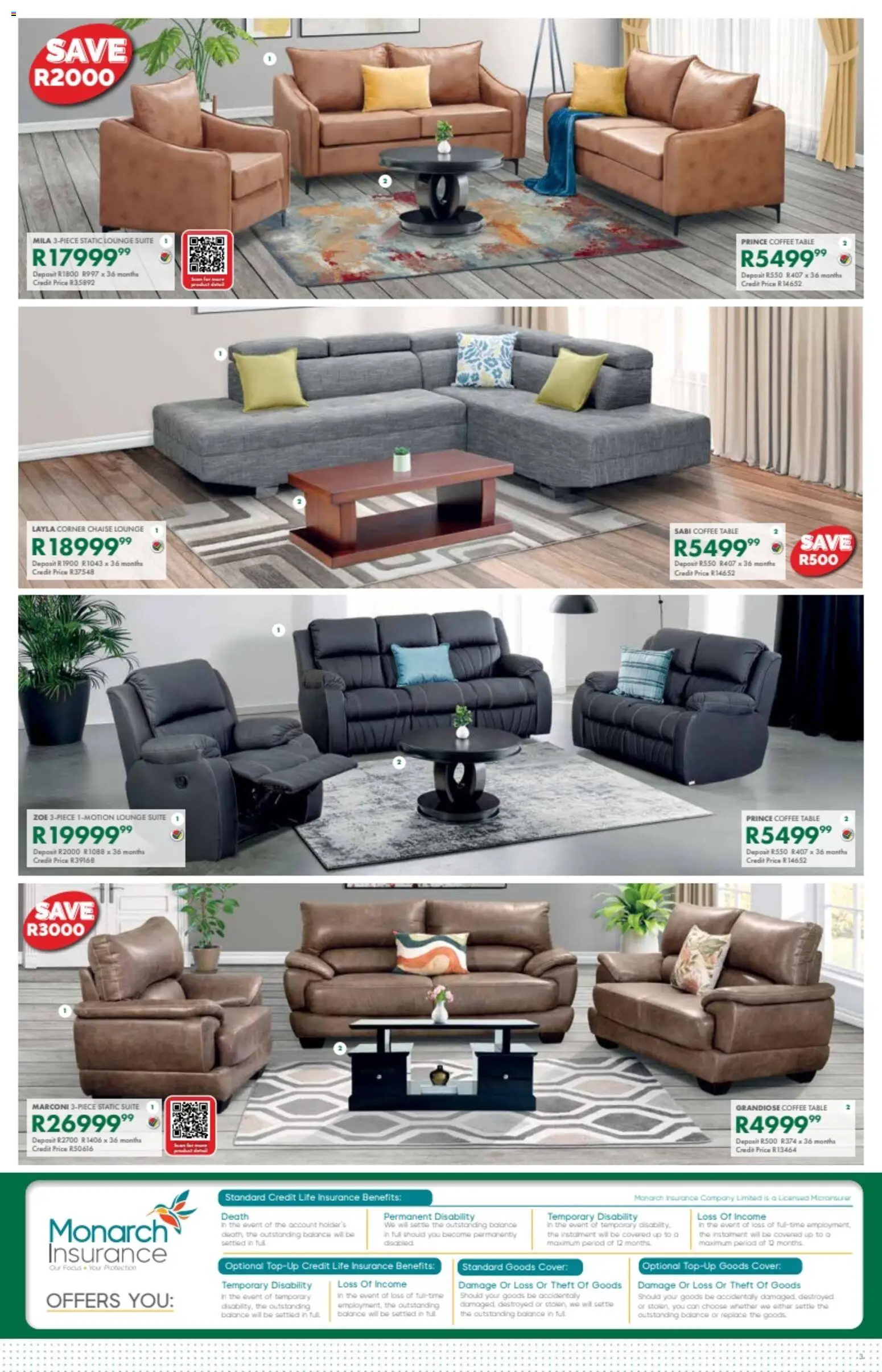 New Beares catalogue – valid from 04.01.2026 | Page: 3 | Products: Coffee table, Table, Coffee, Chaise