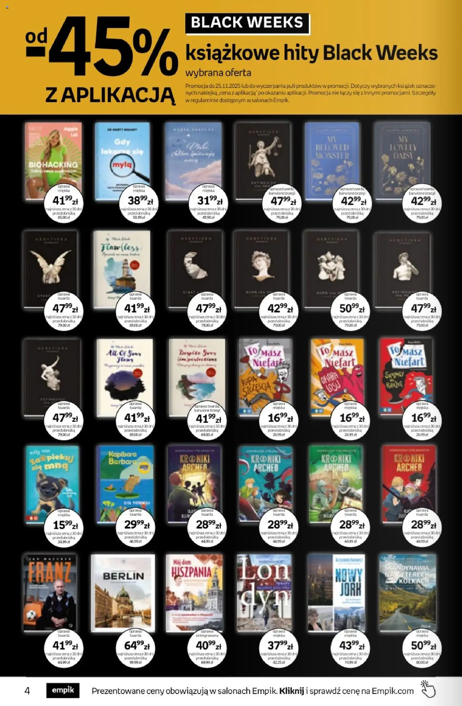 Empik promocje - Tom kultury Książki od 12.11.2025 | Strona: 4