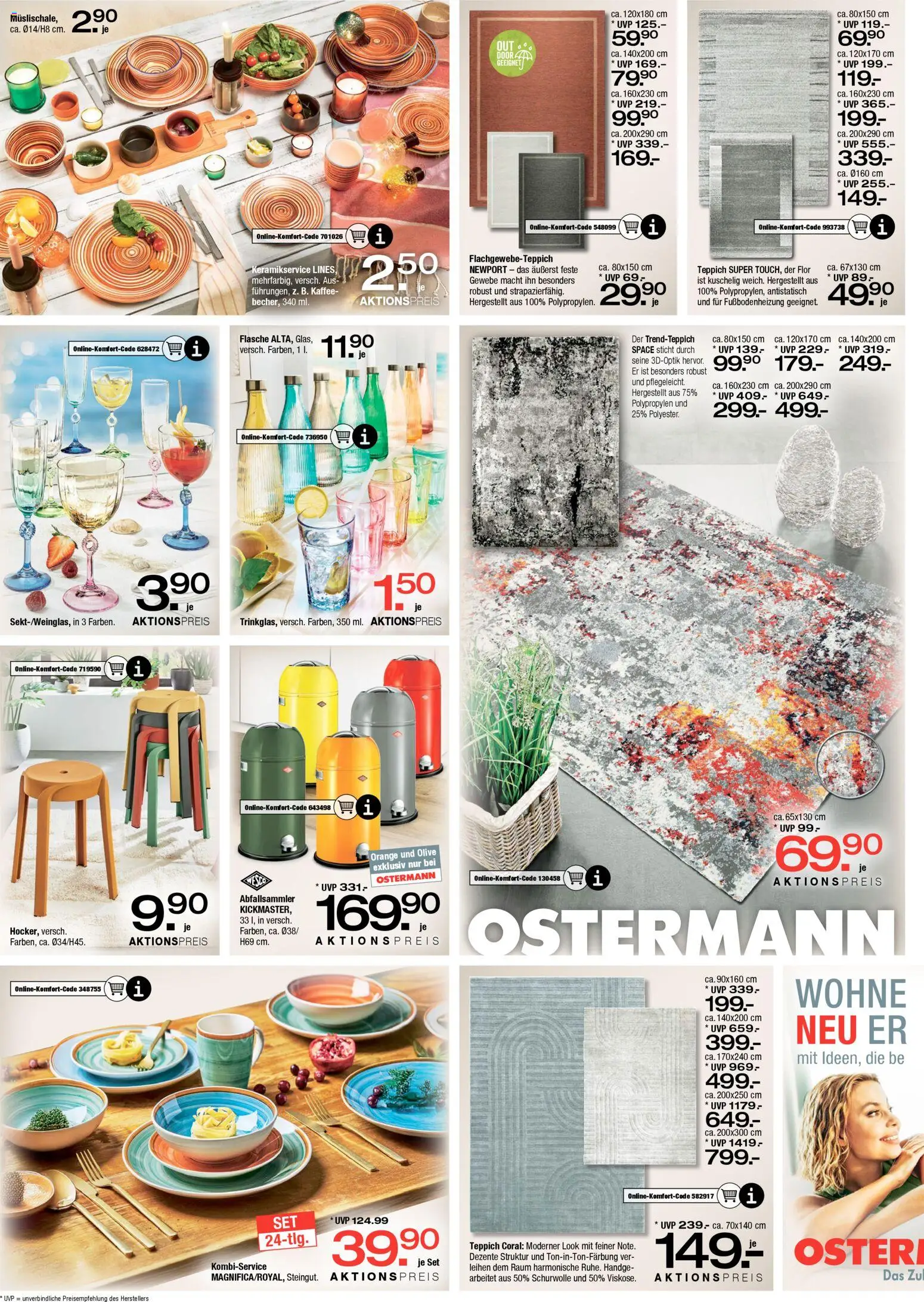 Ostermann Prospekt 	 – gültig ab 11.04.2026 | Seite: 6 | Produkte: Kaffee, Coral, Teppich