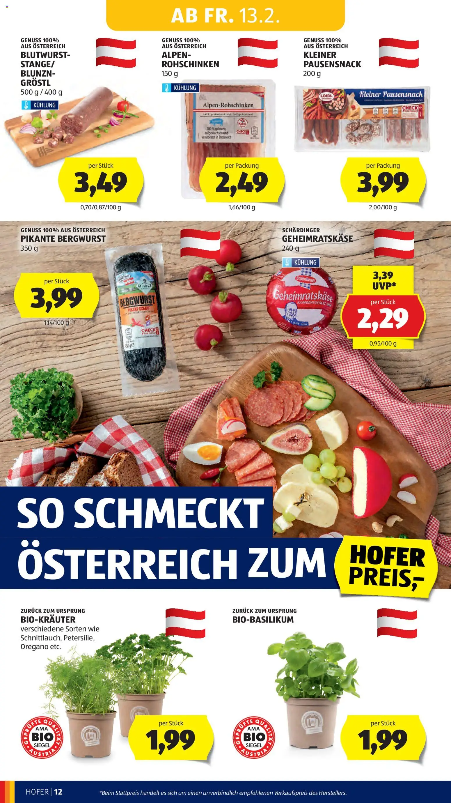 Hofer Flugblatt gültig ab 13.02.2026 | Seite: 14