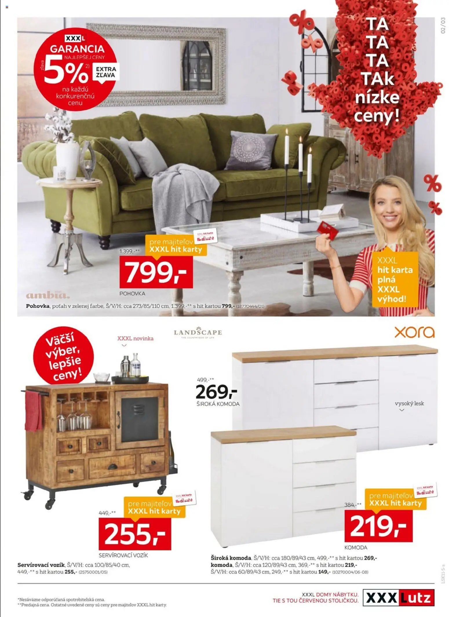 Nové XXXLutz akcie – leták je platný od 03.11.2025 | Strana: 3 | Produkty: Pohovka, Komoda