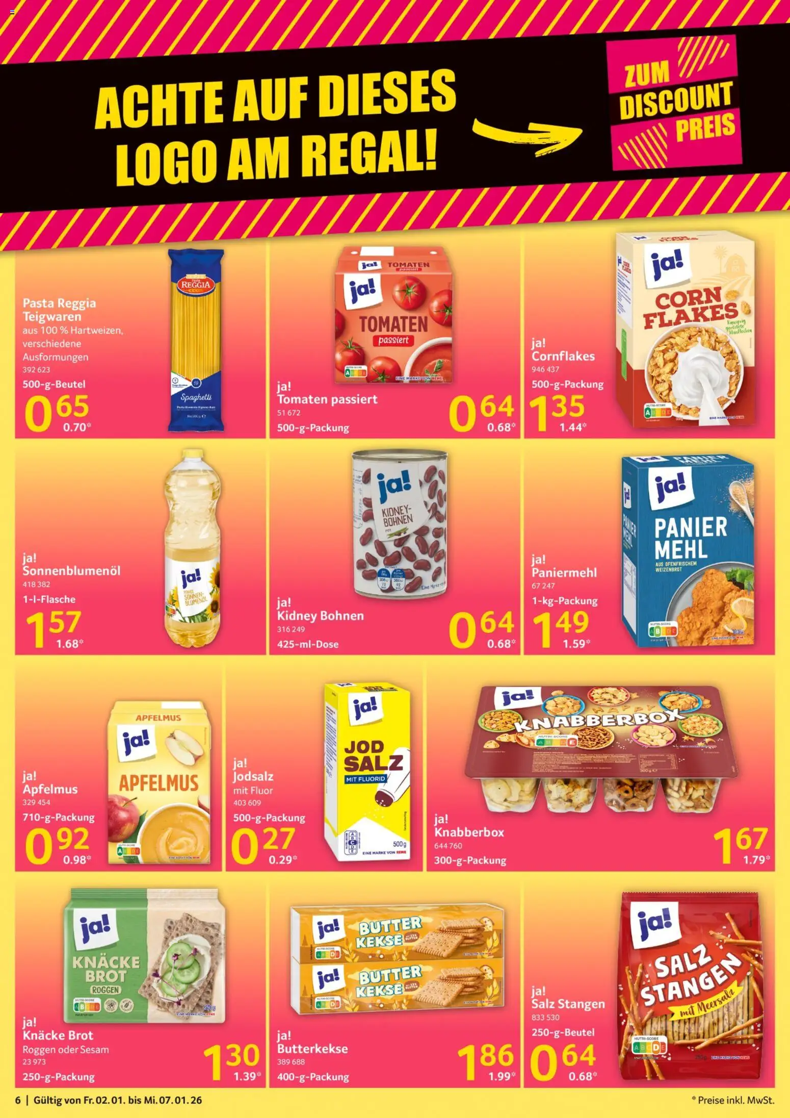 Selgros Prospekt 	 – gültig ab 02.01.2025 | Seite: 6 | Produkte: Sonnenblumenol, Tomaten, Butterkekse, Brot