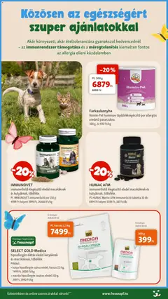 Fressnapf akciós újság - amely érvényes a következő dátumtól: 09.04.2026 | Oldal: 14 | Termékek: Erősítő