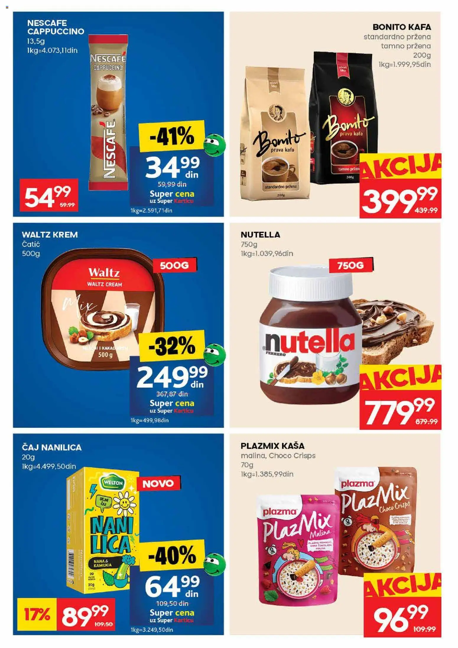Roda katalog - važi od 09.04.2026 | Strana: 16 | Proizvode: Plazma, Malina, Ferrero, Čaj