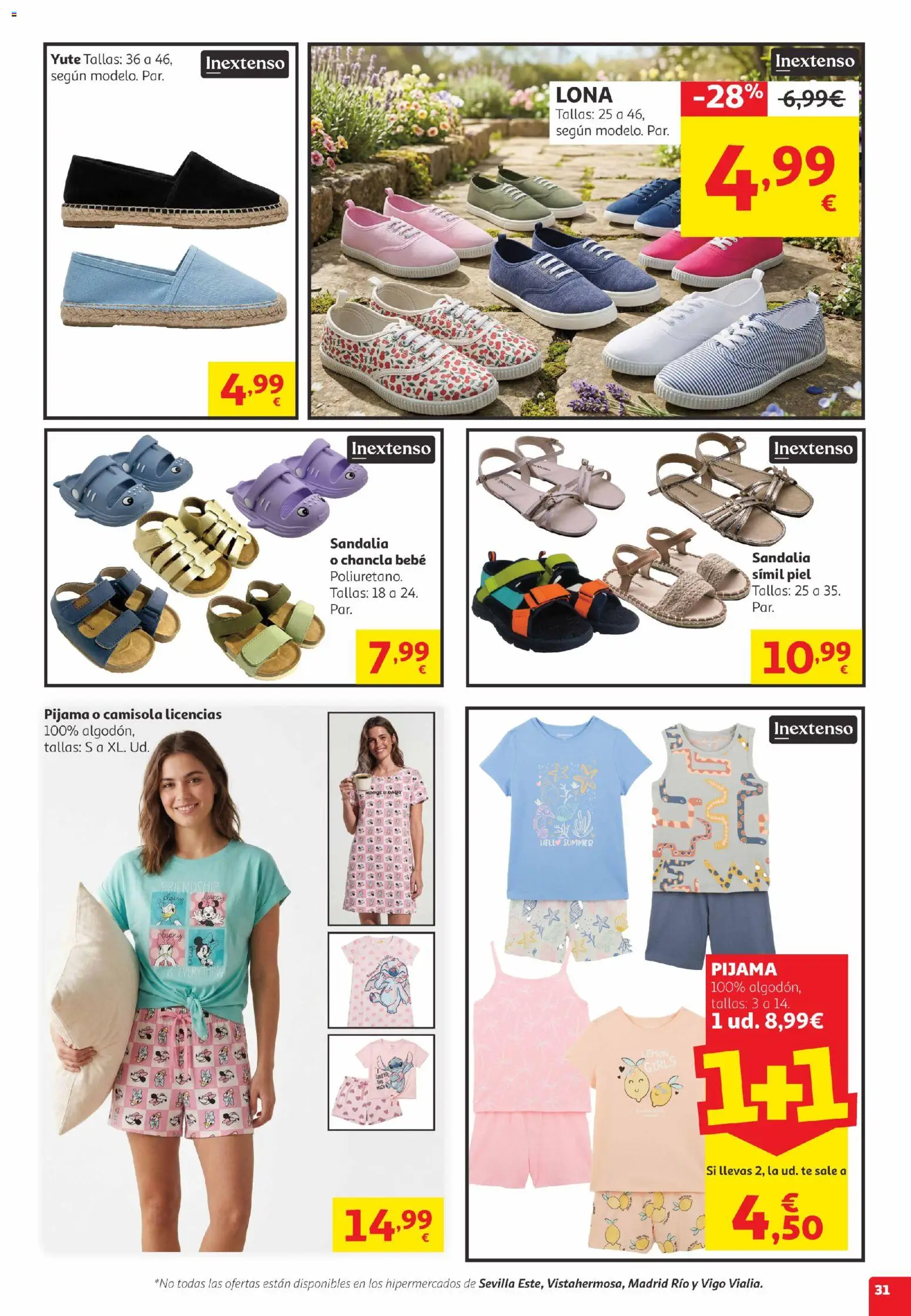 Alcampo Canarias │ válido desde el 05.05.2026 | Página: 31 | Productos: Pijama, Té