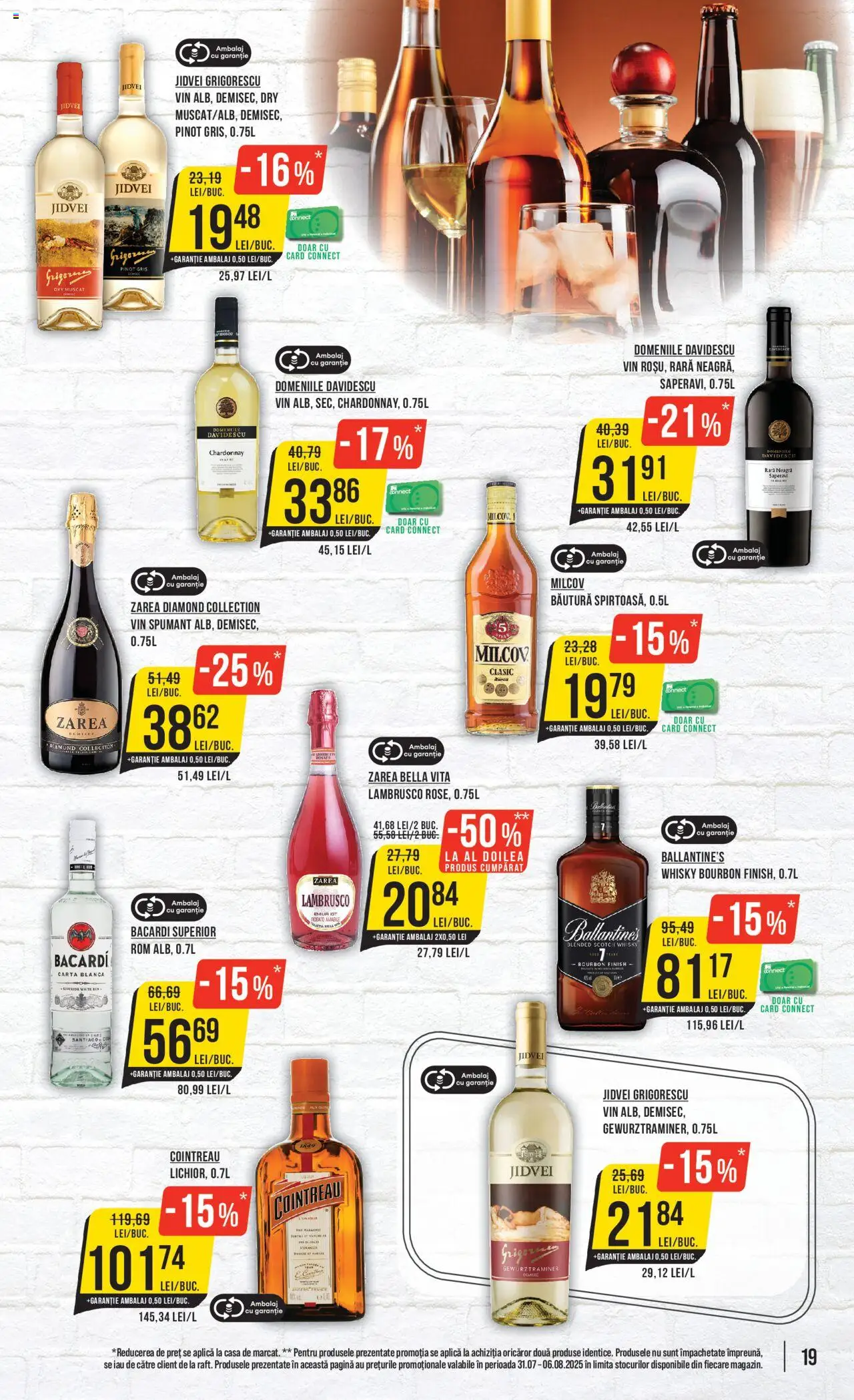 Catalog Mega Image – valabil de la 31.07.2025 | Pagină: 19 | Produse: Vin, Rom, Bourbon