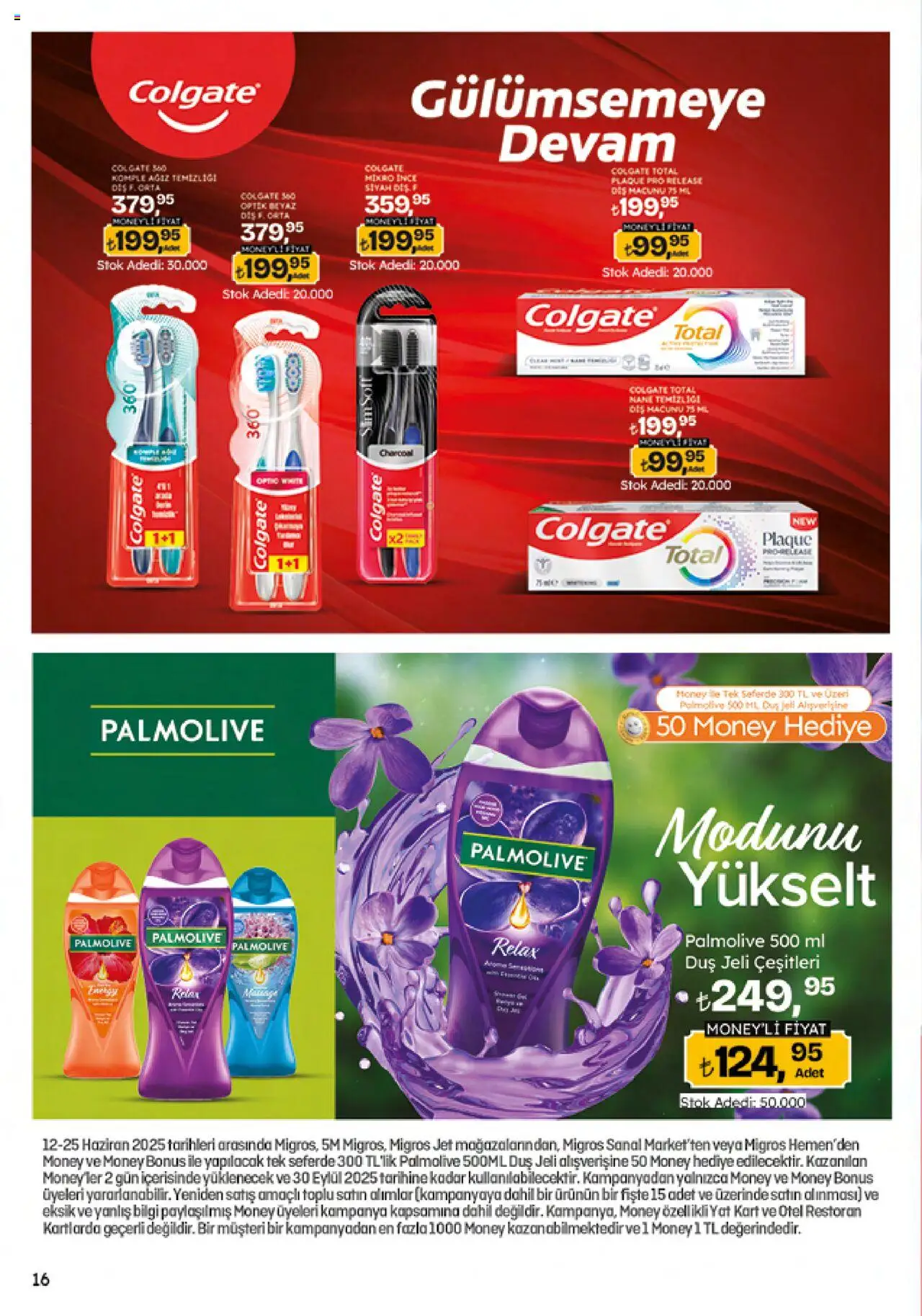 Migros Katalog - 5M Migroskop Dijital - 12.06.2025 tarihinden itibaren geçerlidir | Sayfa: 16 | Ürünler: Duş, Duş jeli, Nane
