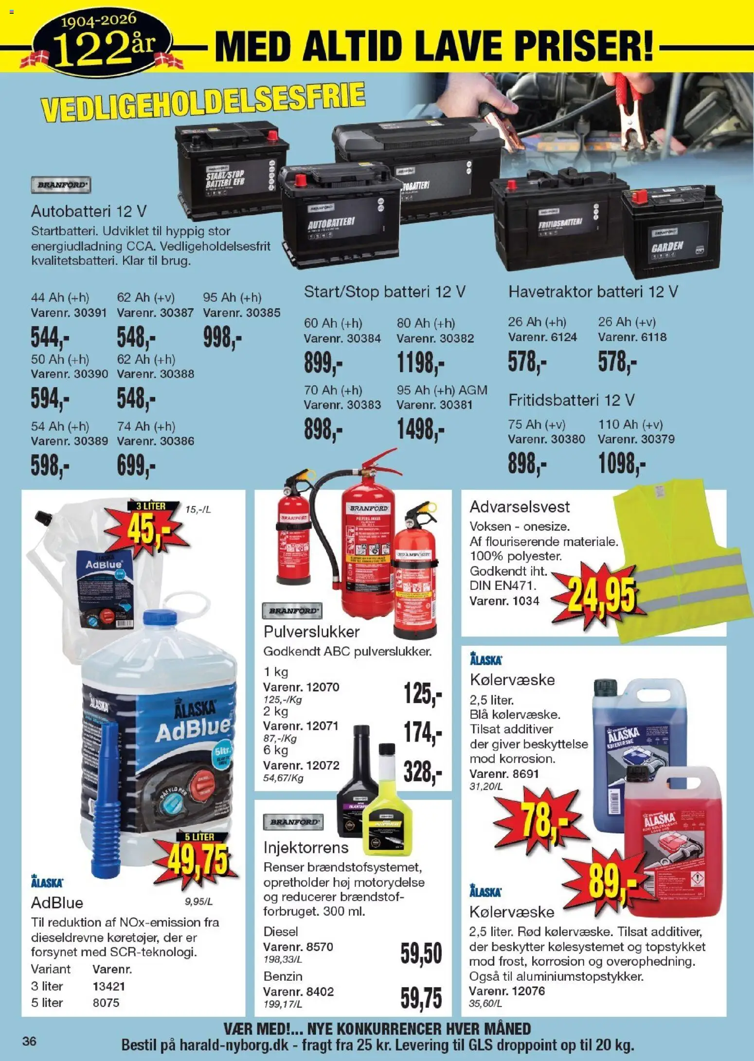 Harald Nyborg tilbudsavis – gyldig fra 05.03.2026 | Side: 38 | Produkter: Batteri