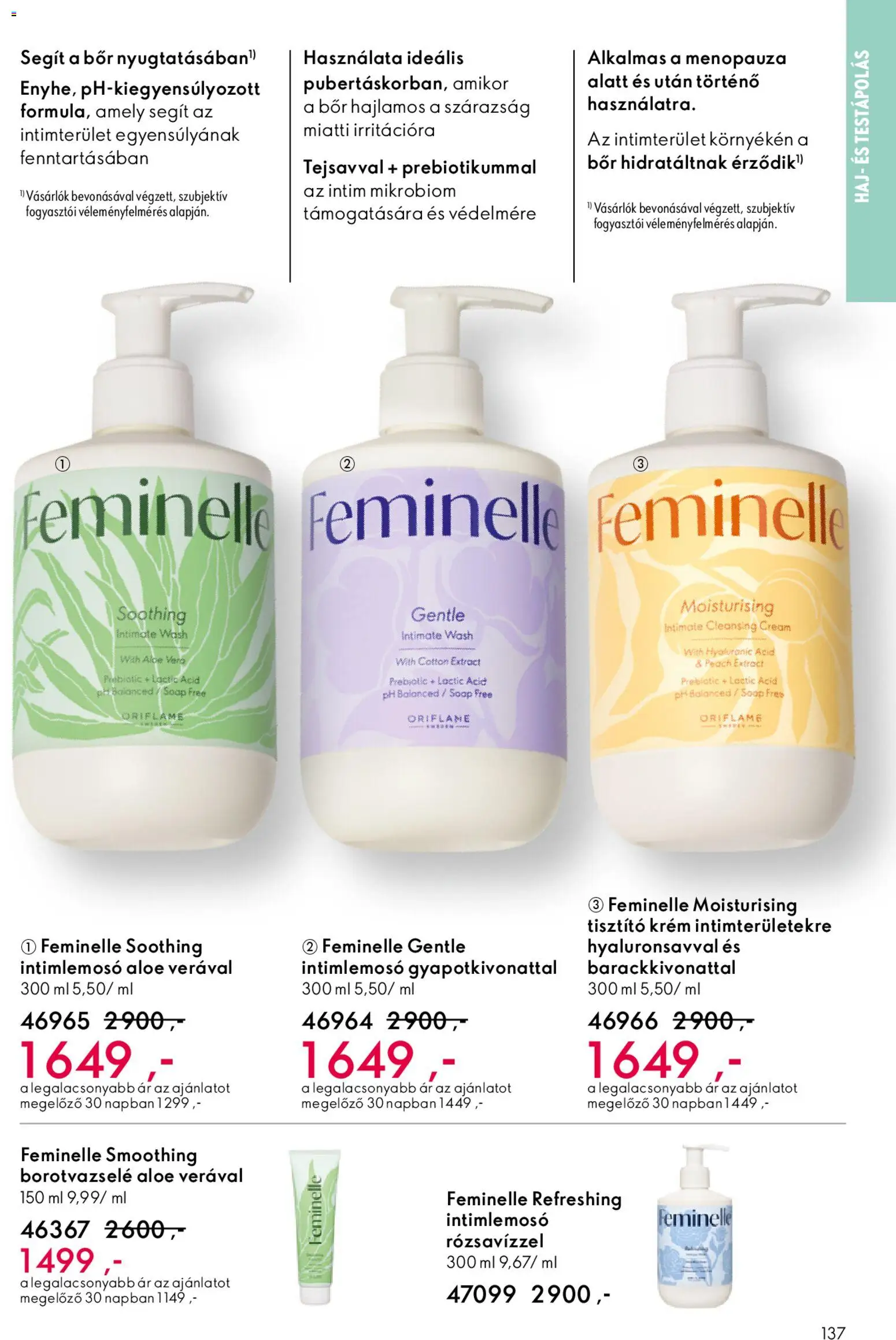 Oriflame akciós ujság - amely érvényes a következő dátumtól: 03.12.2025 | Oldal: 137 | Termékek: Aloe vera, Bor