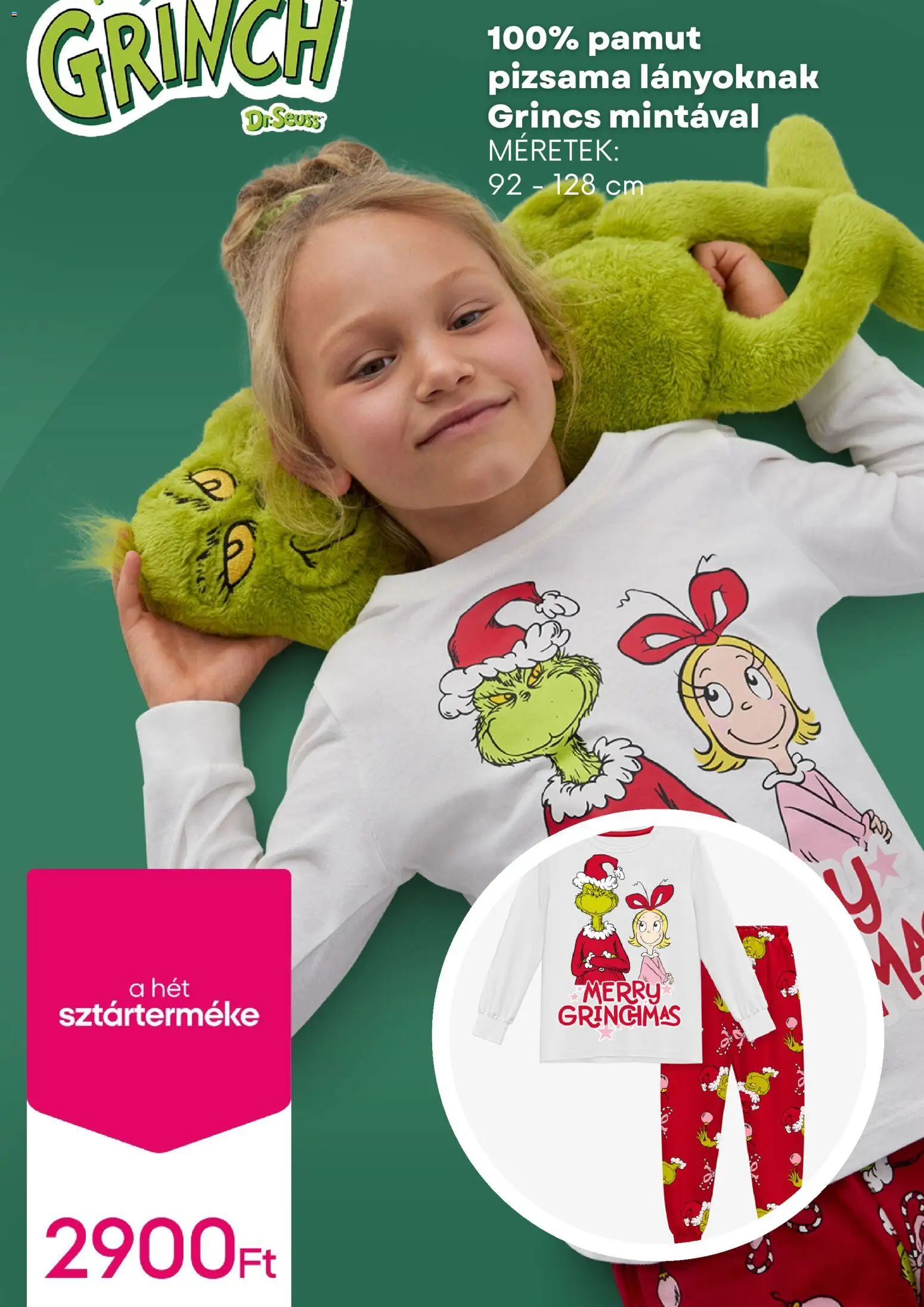 Pepco akciós ujság - amely érvényes a következő dátumtól: 27.11.2025 | Oldal: 2 | Termékek: Pizsama