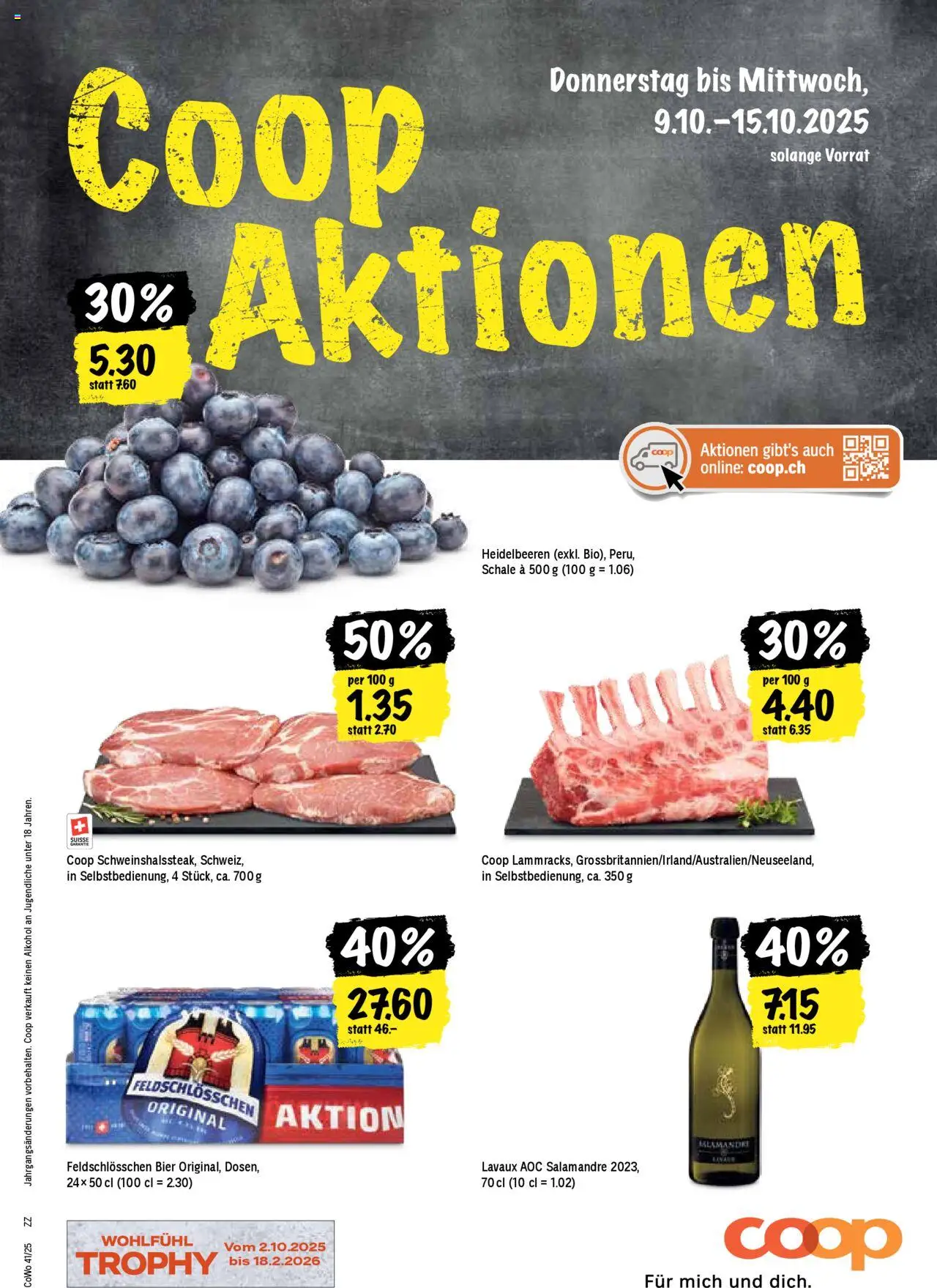 Coop Aktionen – gültig ab 09.10.2025 | Seite: 1 | Produkte: Bier