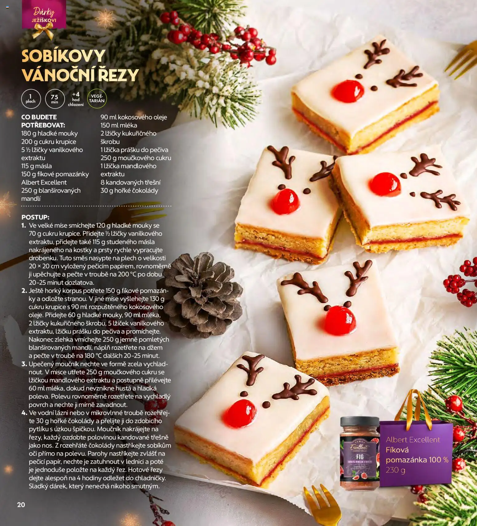 Albert magazín od 01.11.2025 | Strana: 20 | Produkty: Džem, Hodiny, Krupice, Pomazánka