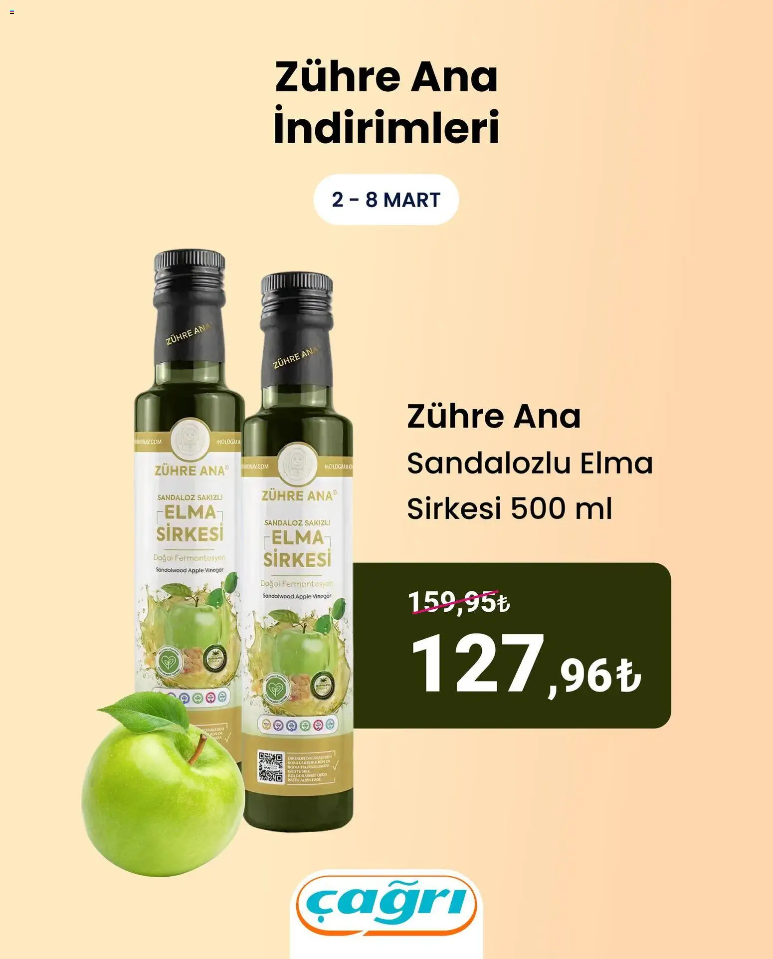 Çağrı Market İndirim - 02.03.2026 tarihinden itibaren geçerlidir | Sayfa: 3 | Ürünler: Elma