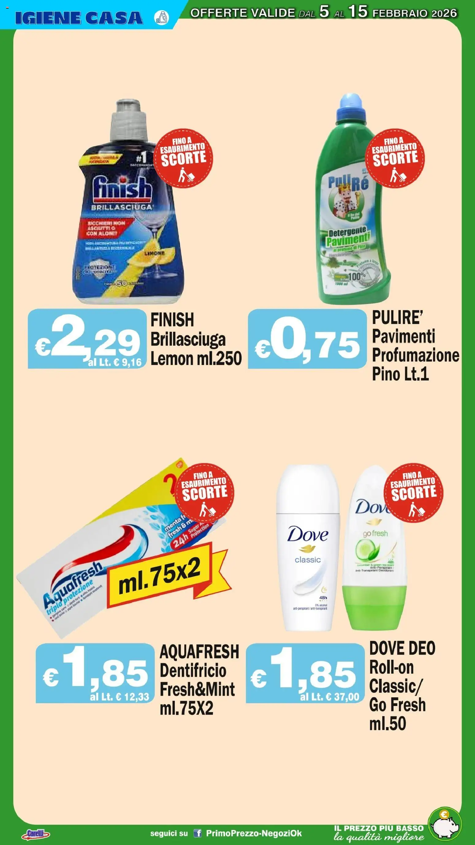 Volantino Primo Prezzo del 05.02.2026 | Pagina: 29