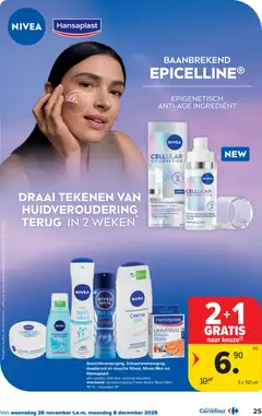 Carrefour folder week 48 - Voorbeeld van een folder van Carrefour, geldig van 26.11.2025 | Pagina: 25 | Producten: Douche, Crème, Deodorant