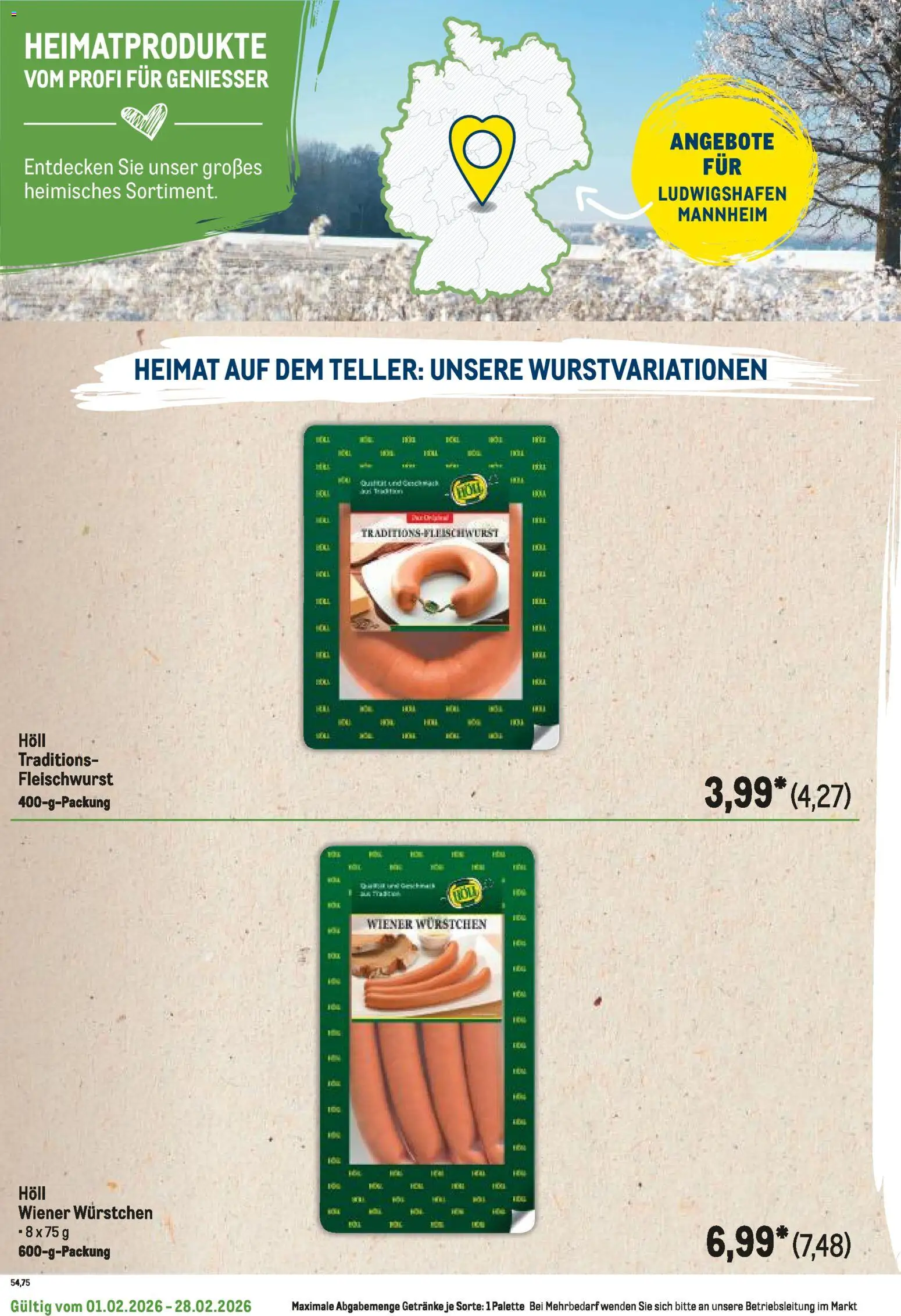 Metro Regionaler Flyer – gültig ab 01.02.2026 | Seite: 94 | Produkte: Wiener wurstchen