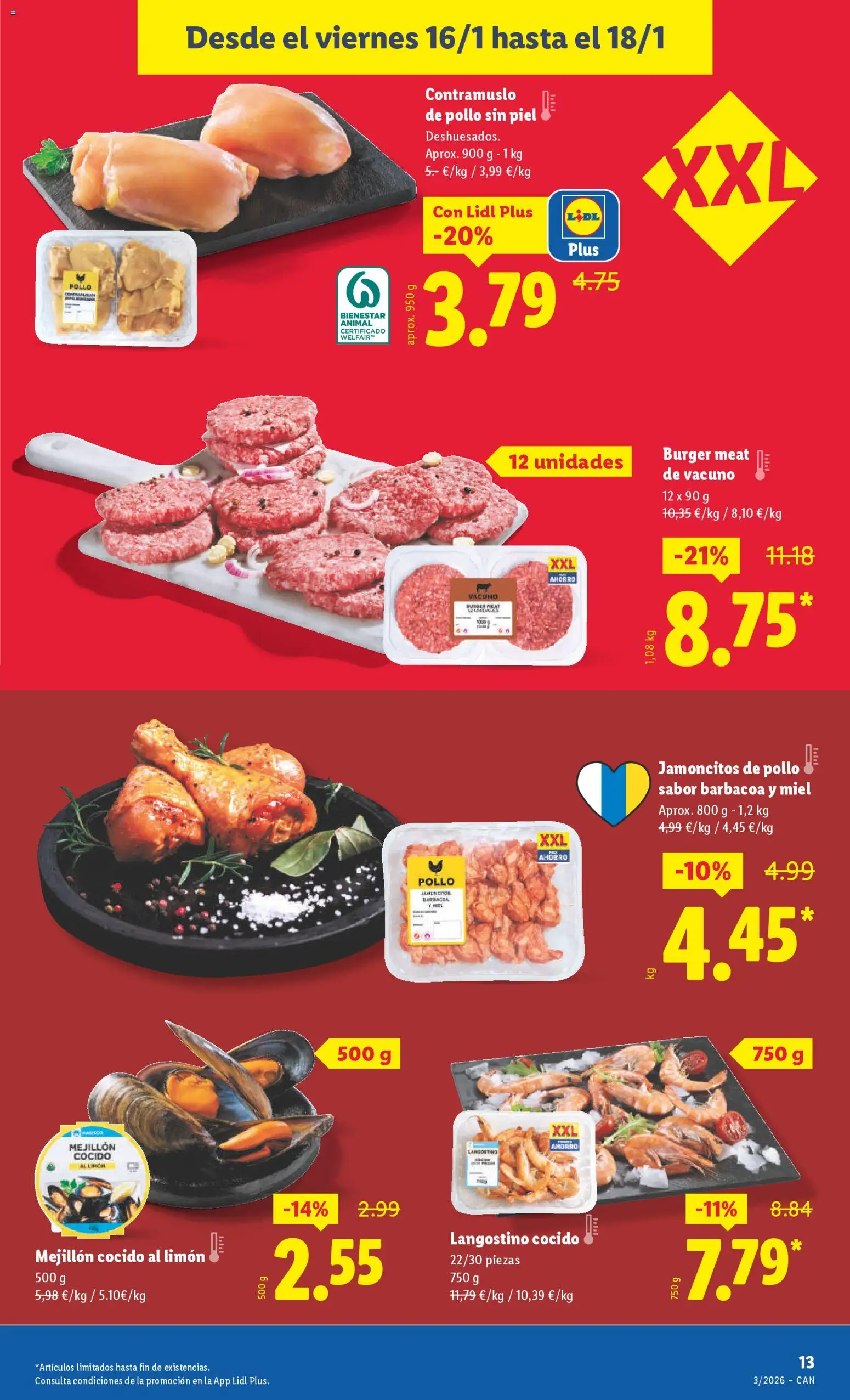 Lidl -Canarias │ válido desde el 12.01.2026 | Página: 15 | Productos: Ψηφιακή κάμερα, Barbacoa, Langostino