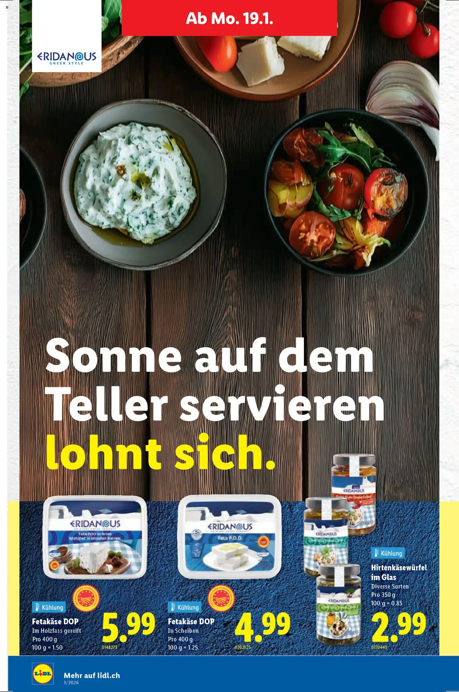 Lidl Aktionen – gültig ab 15.01.2026 | Seite: 20 | Produkte: Feta