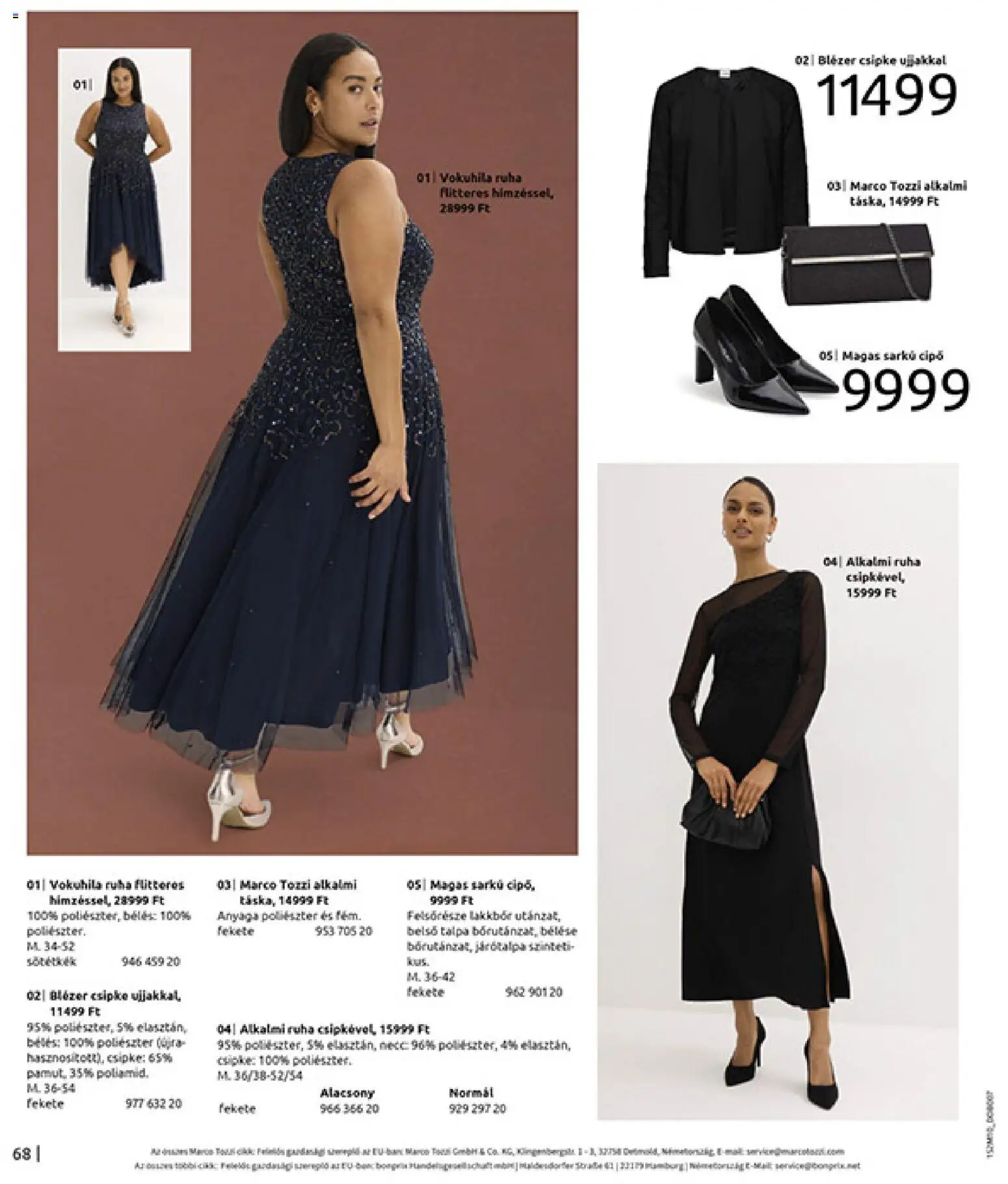 Bonprix akciós ujság - amely érvényes a következő dátumtól: 24.11.2025 | Oldal: 70 | Termékek: Alkalmi ruha, Blézer, Ruha