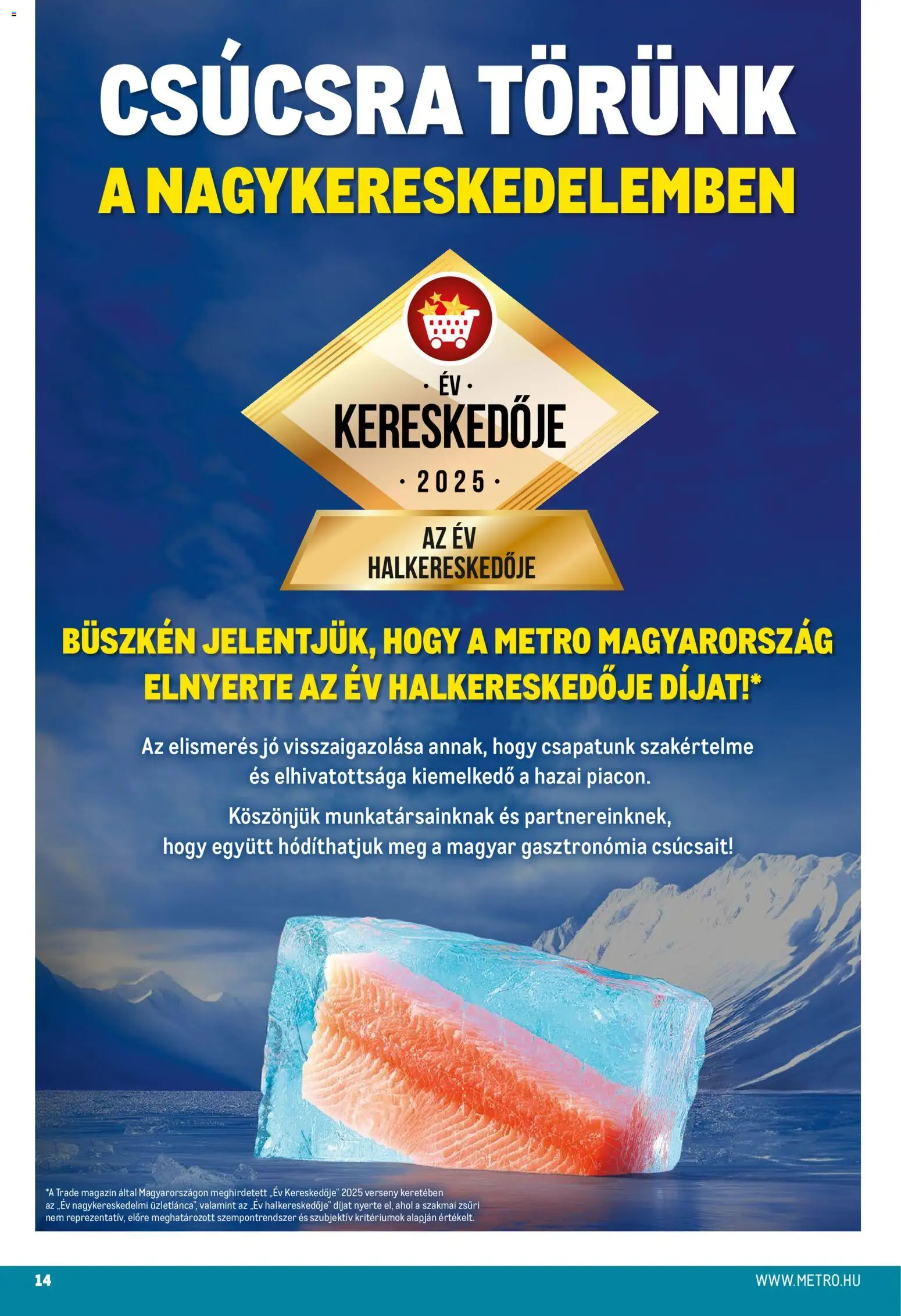 Metro akciós ujság - amely érvényes a következő dátumtól: 01.12.2025 | Oldal: 14