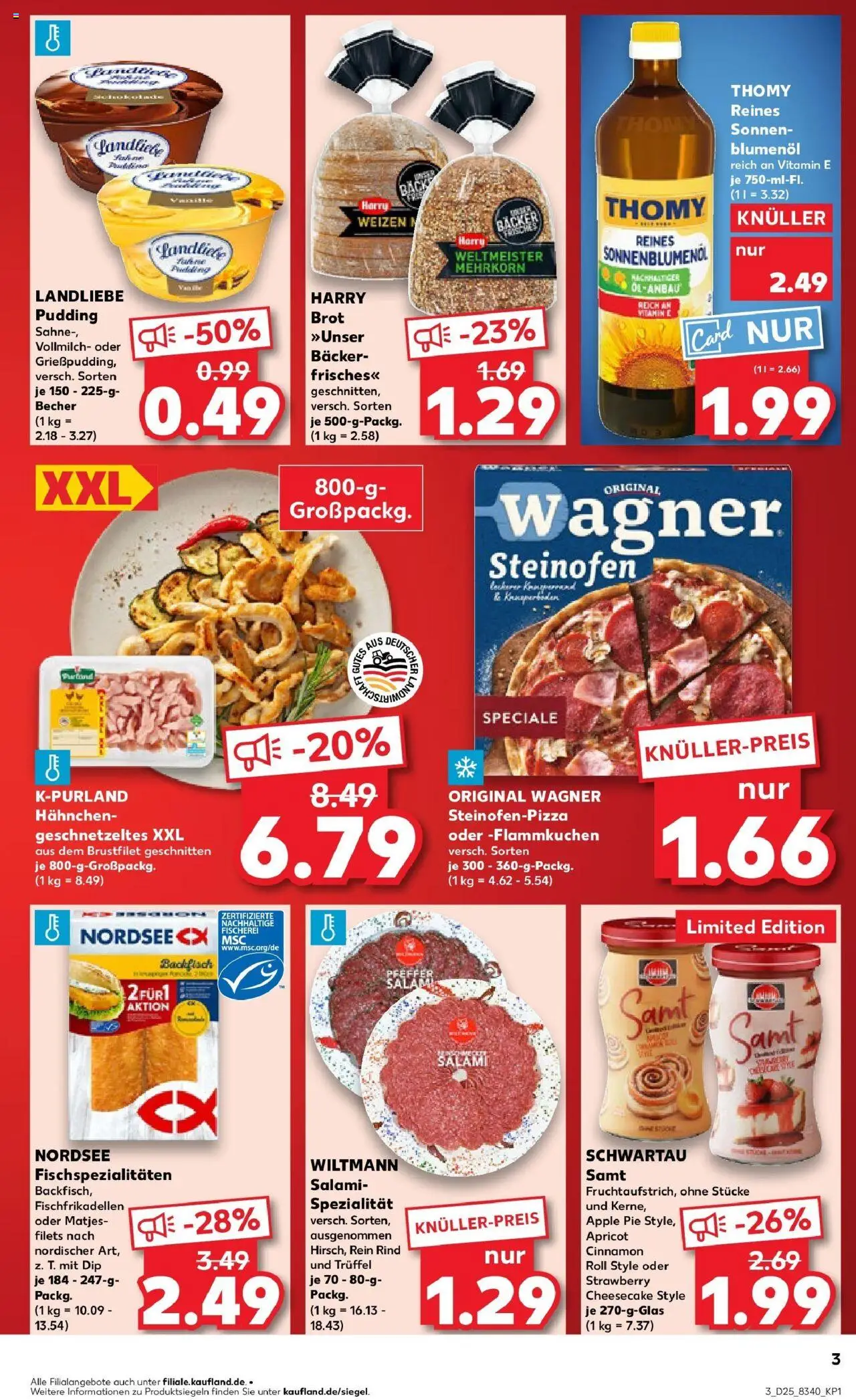 Kaufland prospekt Schwerin	 - gültig ab dem 22.06.2025 | Seite: 16 | Produkte: Öl, Sonnenblumenol, Pudding, Apple