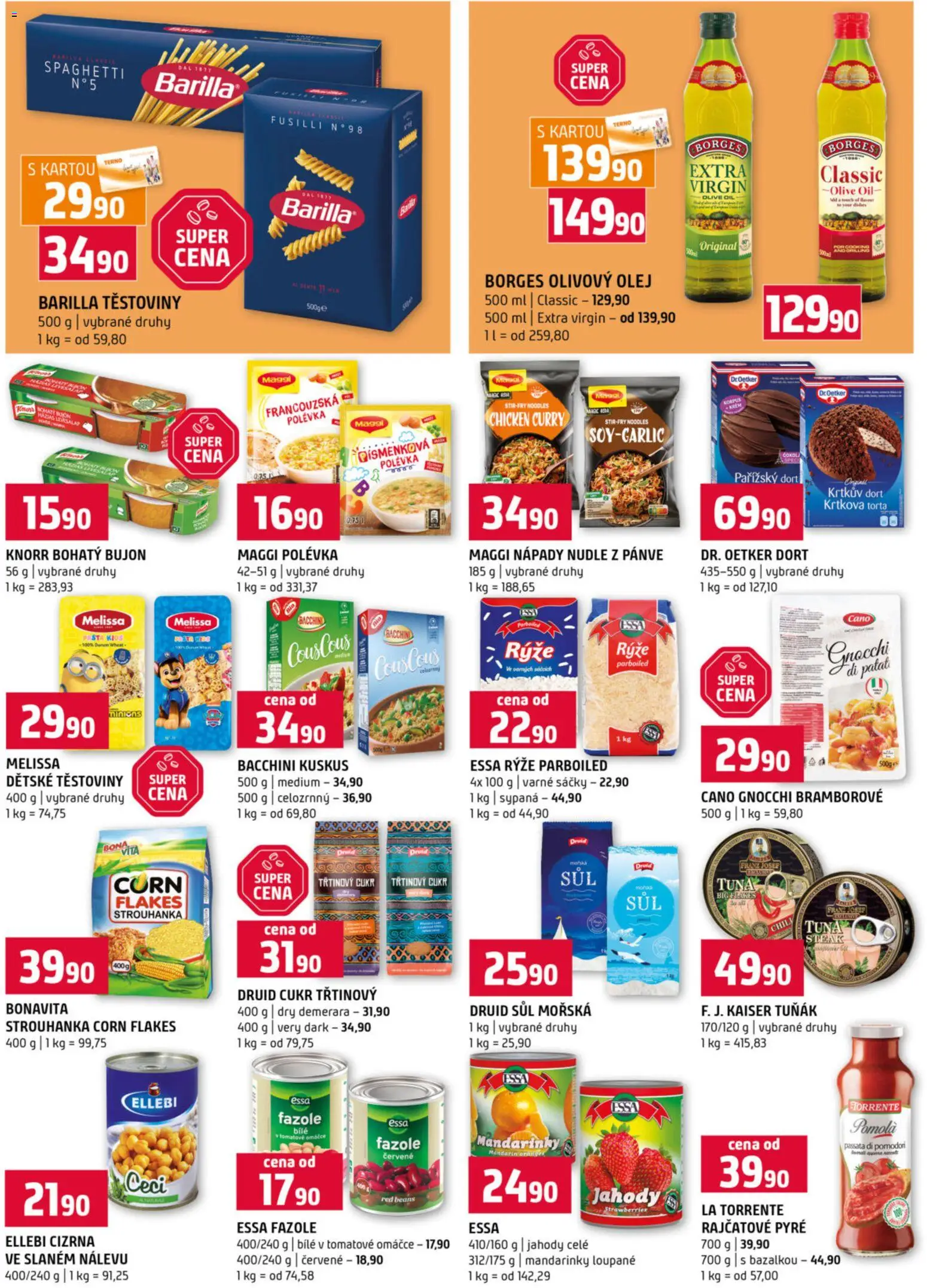 Terno leták - Blatná, Český Krumlov, Prachatice, Strakonice, Tábor, Zlín od 12.11.2025 | Strana: 10 | Produkty: Krtkův dort, Maggi, Cizrna, Cukr