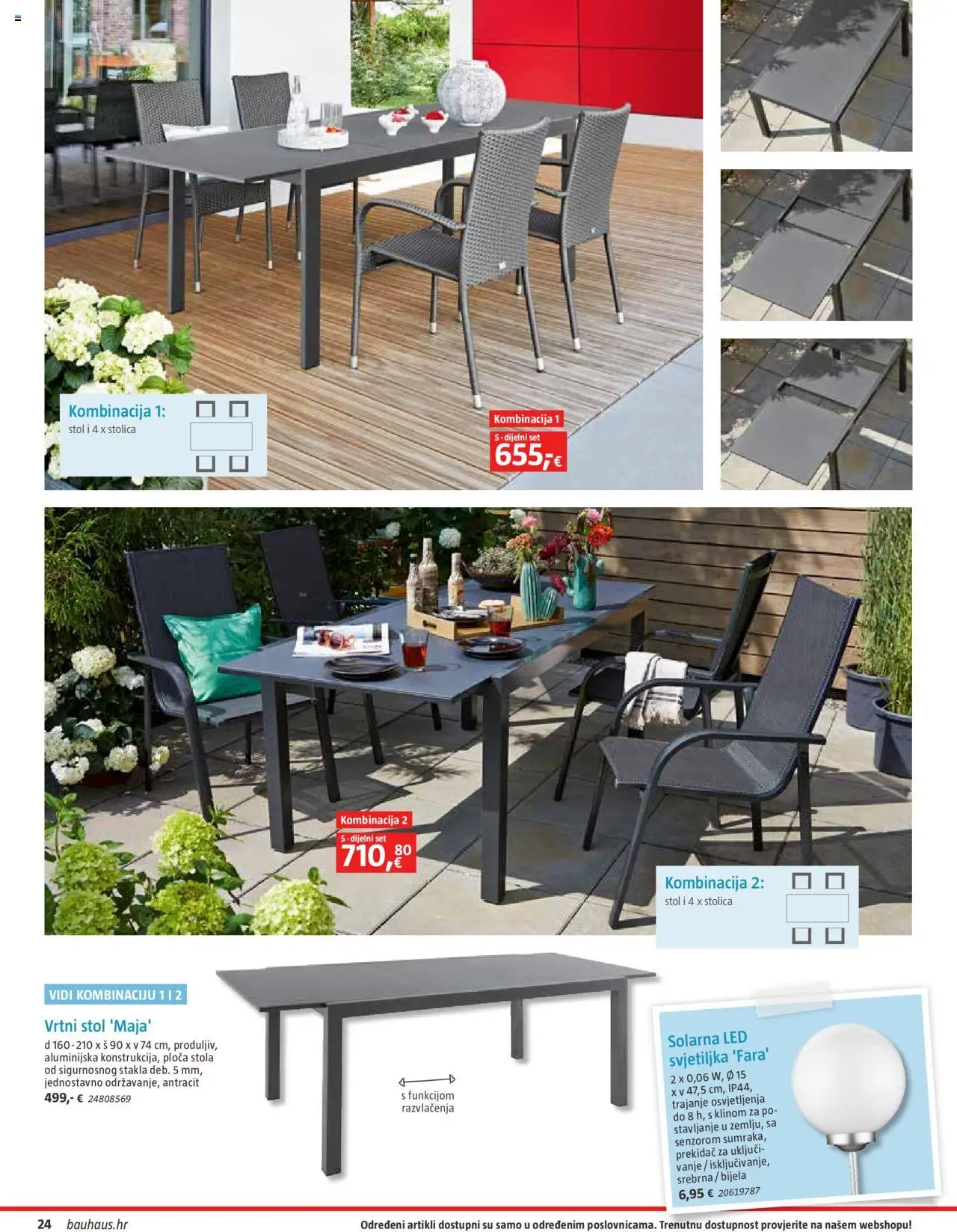 Bauhaus katalog | vrijedi od 06.10.2025 | Stranica: 24 | Proizvodi: Stol, Stolica, Svjetiljka