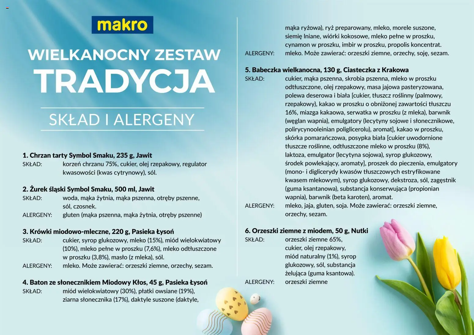 Makro gazetka - Wielkanocne zestawy od 17.03.2026 | Strona: 17 | Produkty: Imbir, Baton, Mleko, Cukier