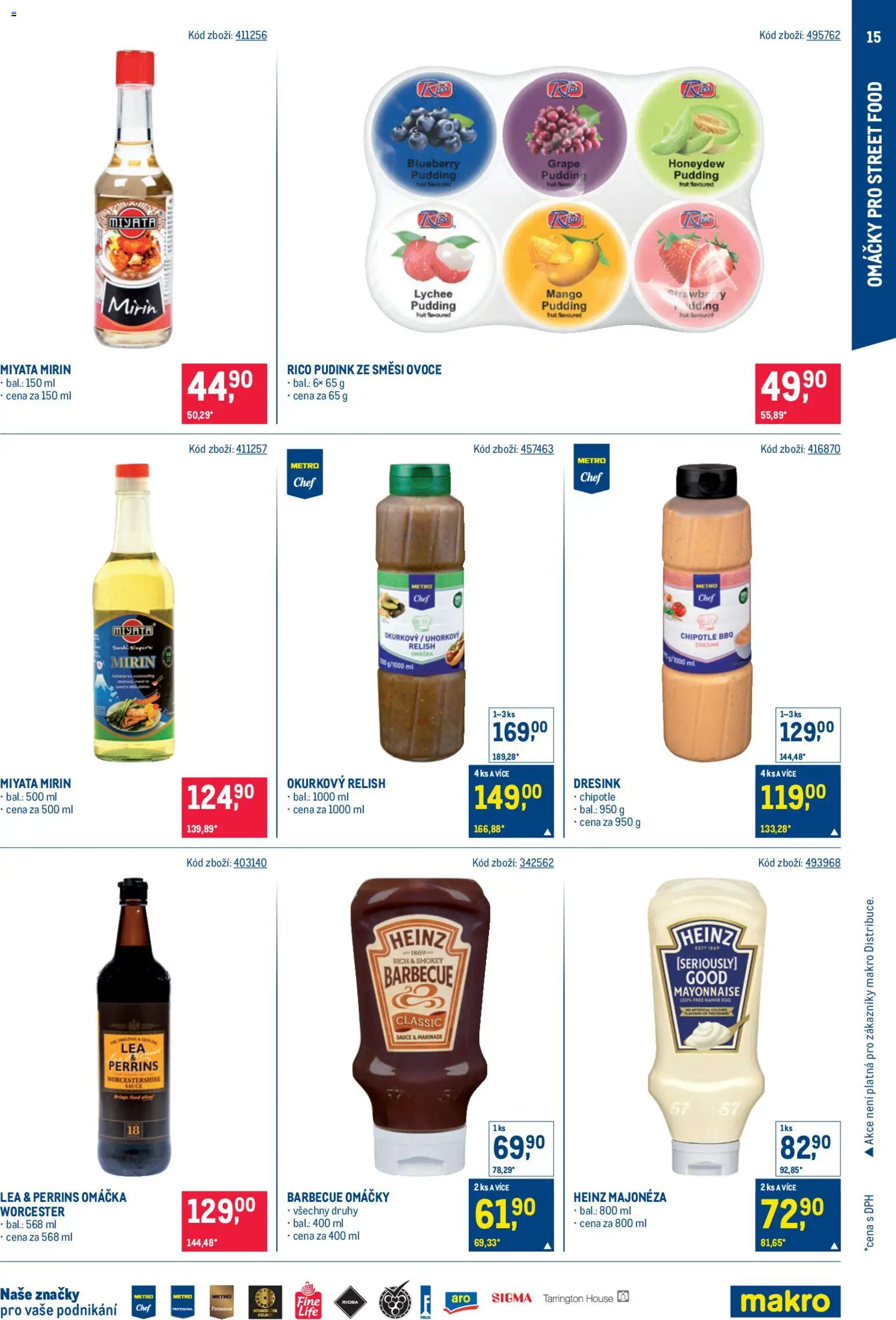 Makro leták - Asie od 28.01.2026 | Strana: 15 | Produkty: Ovoce, Mango, Majonéza