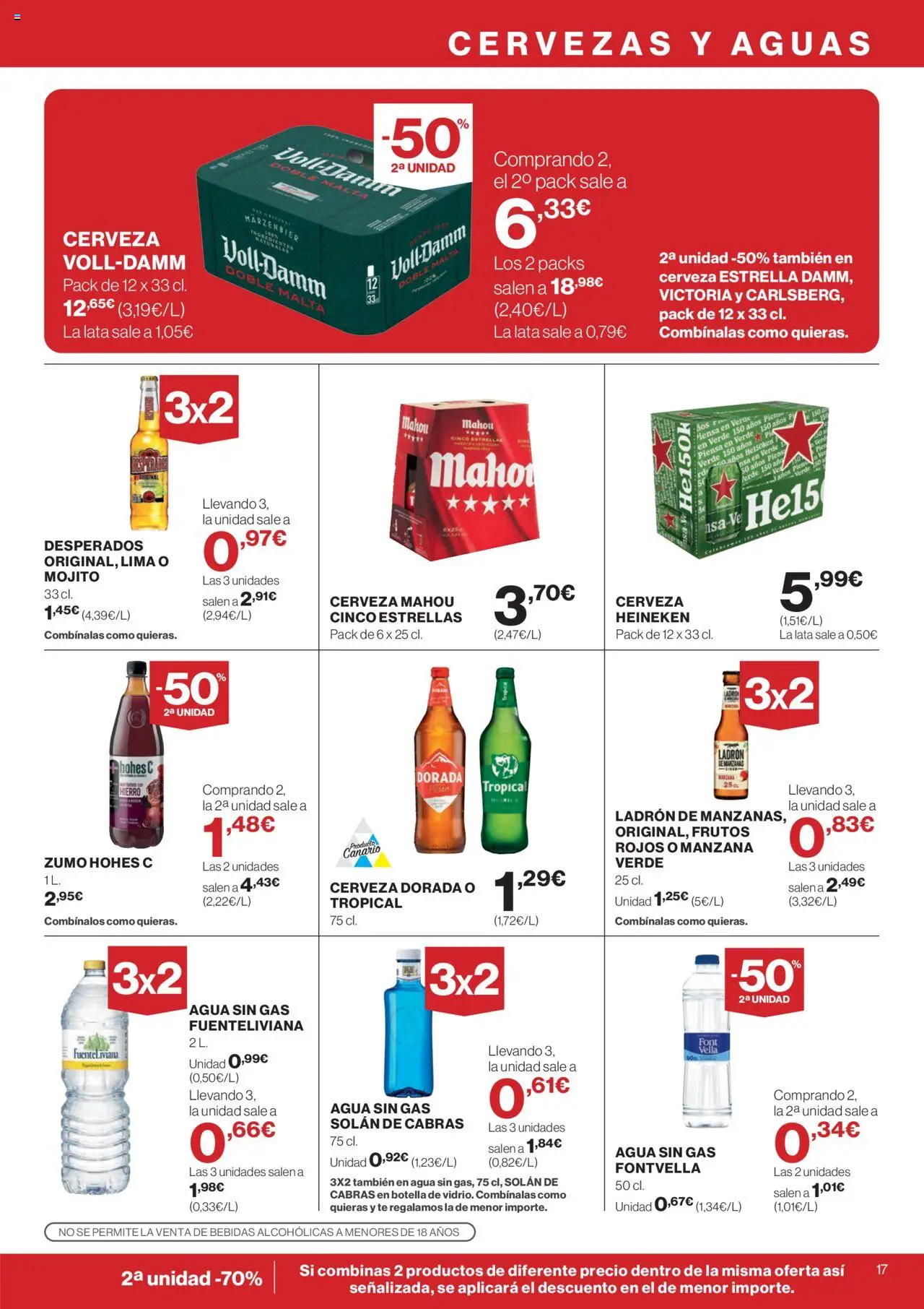 Supercor Canarias │ válido desde el 14.08.2025 | Página: 17 | Productos: Κρεμάστρα, Manzana, Té, Παρμεζάνα