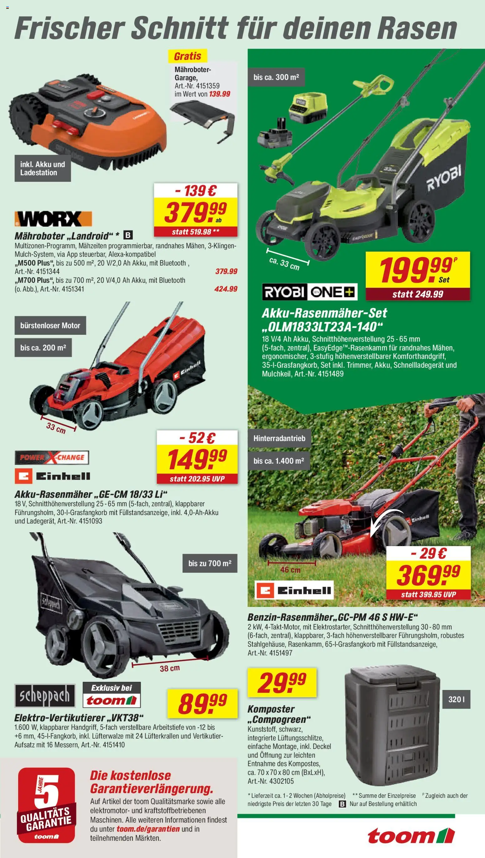 Toom Baumarkt Prospekt 	 – gültig ab 18.04.2026 | Seite: 15