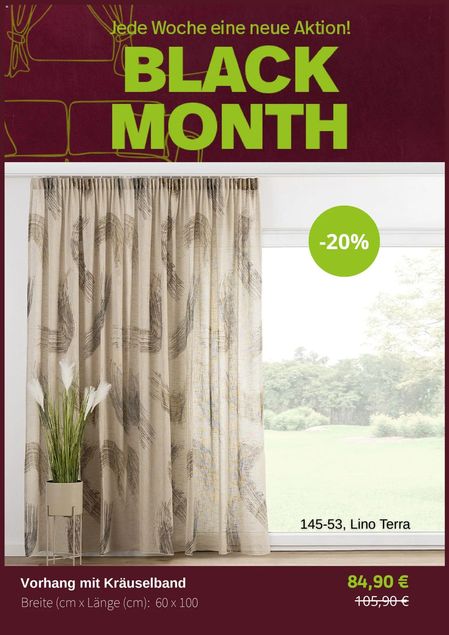 Dekoria - Black Friday – gültig ab 11.11.2025 | Seite: 4 | Produkte: Vorhang