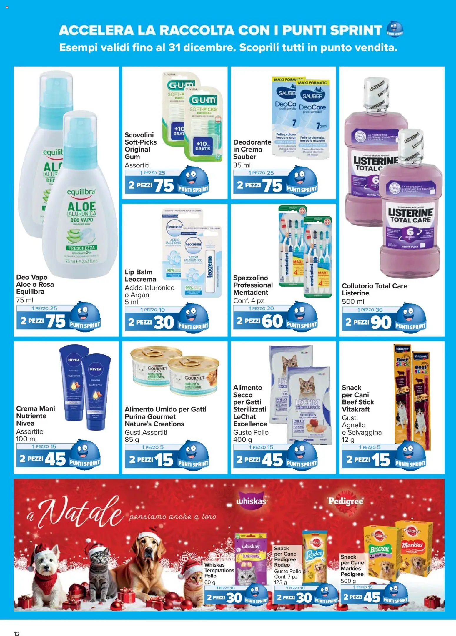 Volantino Carrefour del 02.12.2025 | Pagina: 12 | Prodotti: Crema, Pollo, Collutorio, Menta