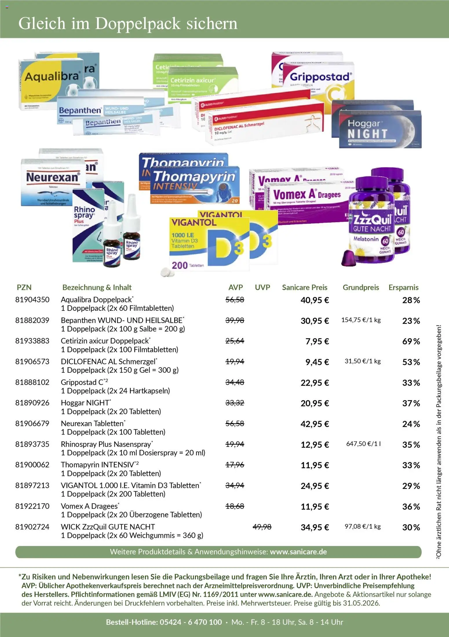 Sanicare Rheuma Katalog 2026 – gültig ab 20.03.2026 | Seite: 13 | Produkte: Uhr