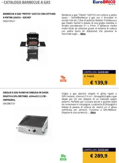 Anteprima del volantino Eurobrico Barbecue a Gas catalogo valido a partire dal 23.07.2025 | Pagina: 8