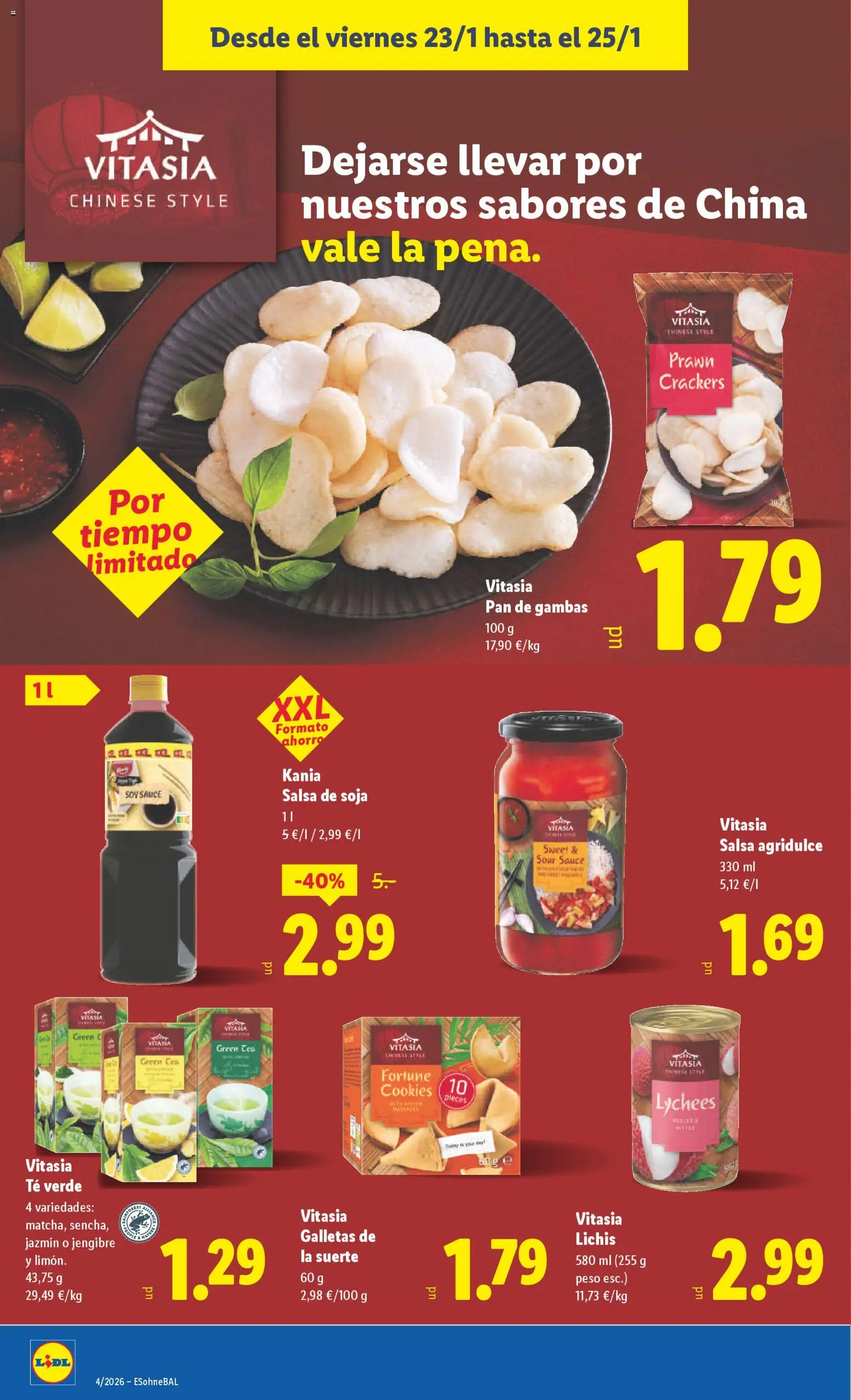 Lidl folleto │ válido desde el 19.01.2026 | Página: 28 | Productos: Pan, Té, Galletas, Peso