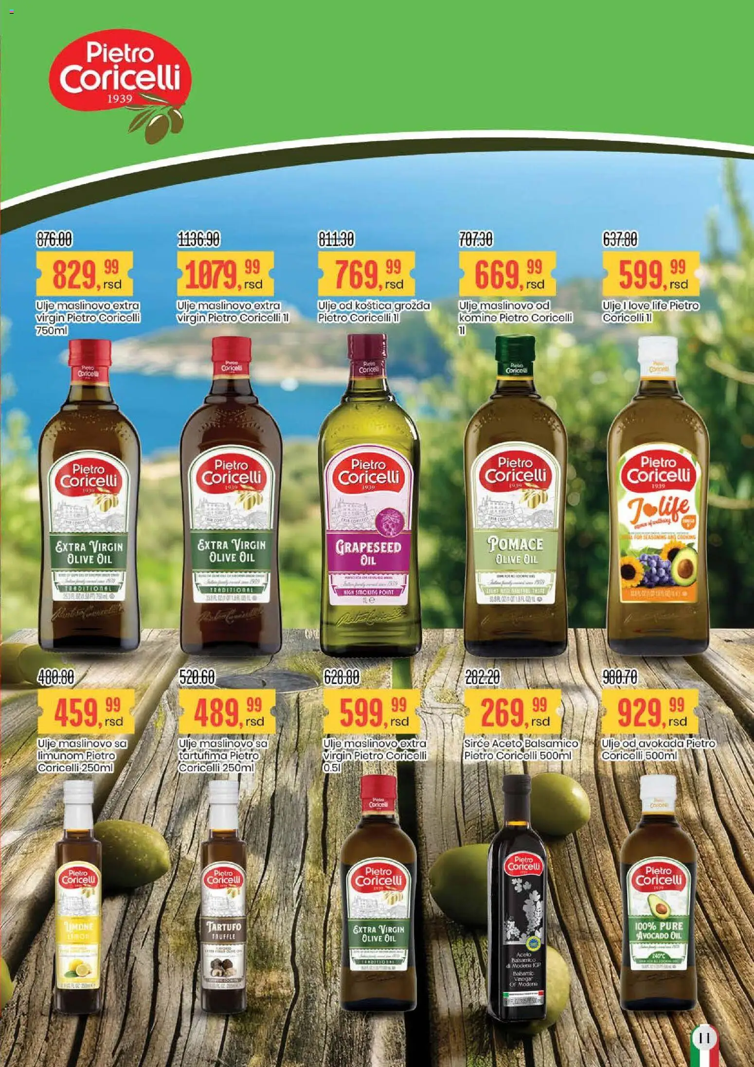 Aroma Market katalog - važi od 17.11.2025 | Strana: 11 | Proizvode: Ulje, Sirće