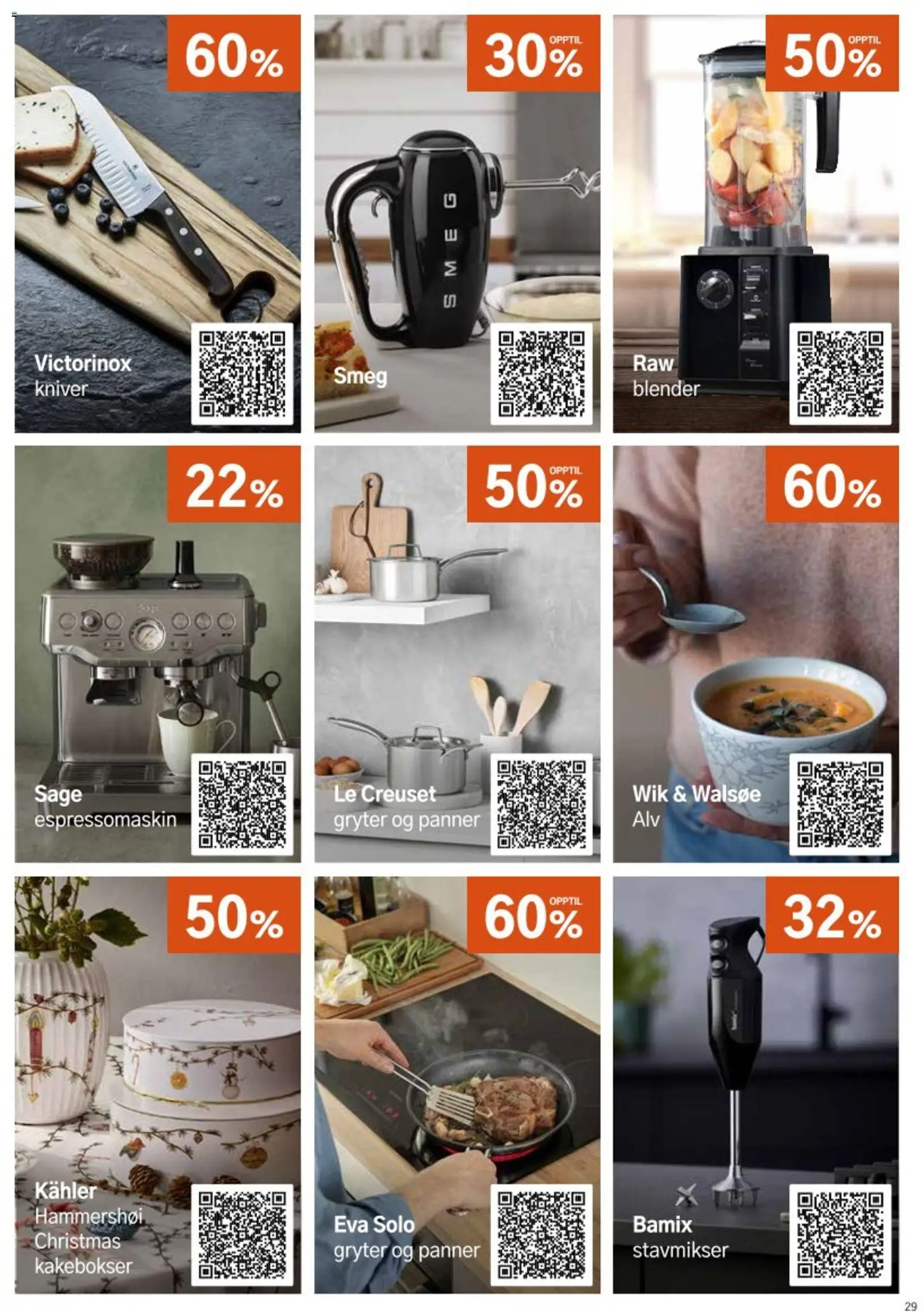 {H1} | Side: 29 | Produkter: Stavmikser, Espressomaskin, Blender