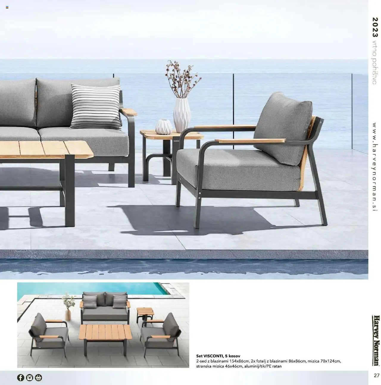 Harvey Norman - Katalog - Vrtno pohištvo │ velja od 01.03.2023 | Stran: 27