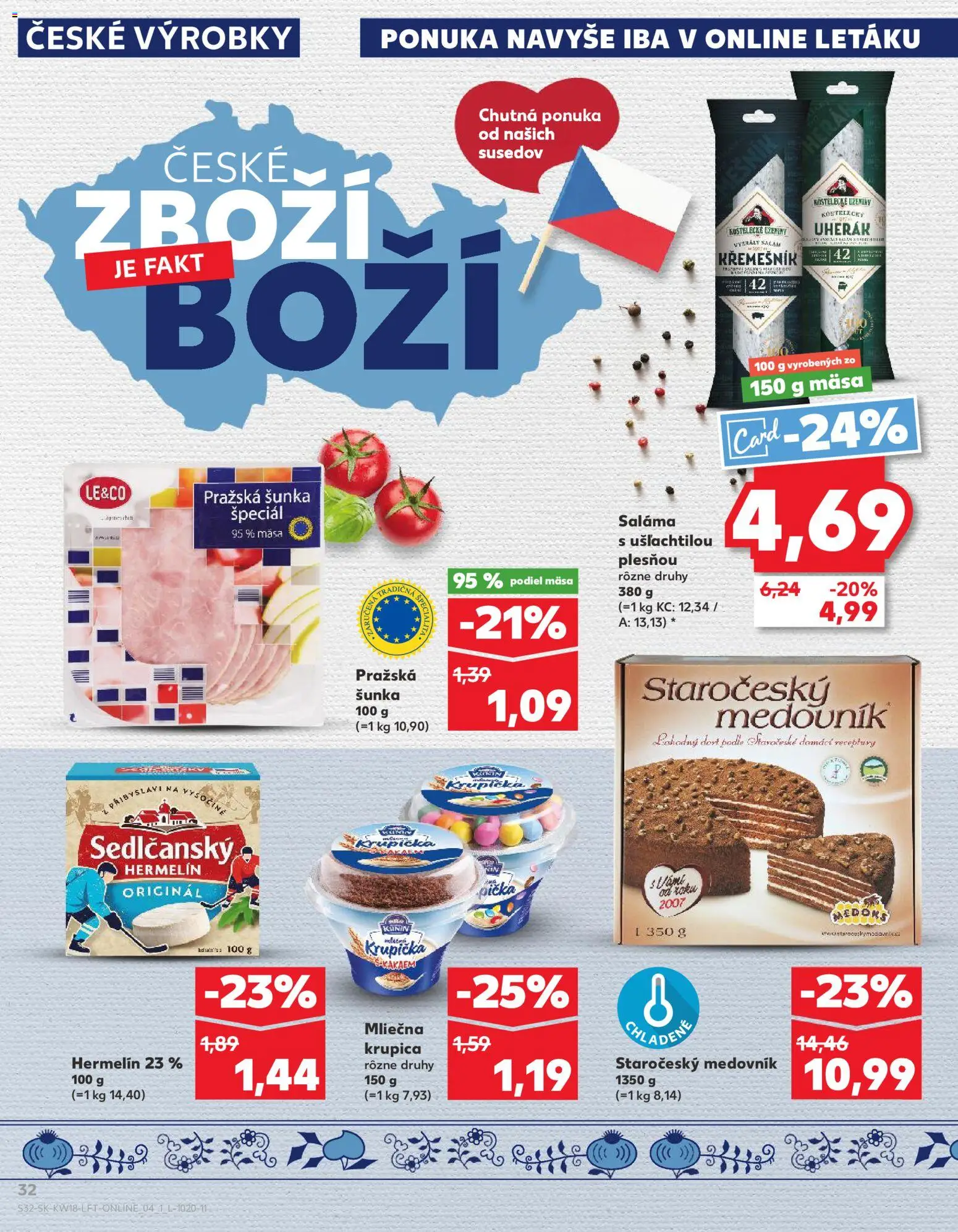 Kaufland SK akciós ujság - amely érvényes a következő dátumtól: 30.04.2026 | Oldal: 32