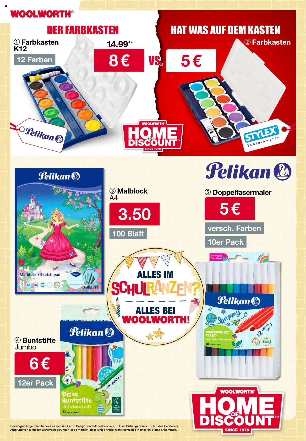 Woolworth Alles für den Schulstart gültig ab 22.08.2025 | Seite: 17