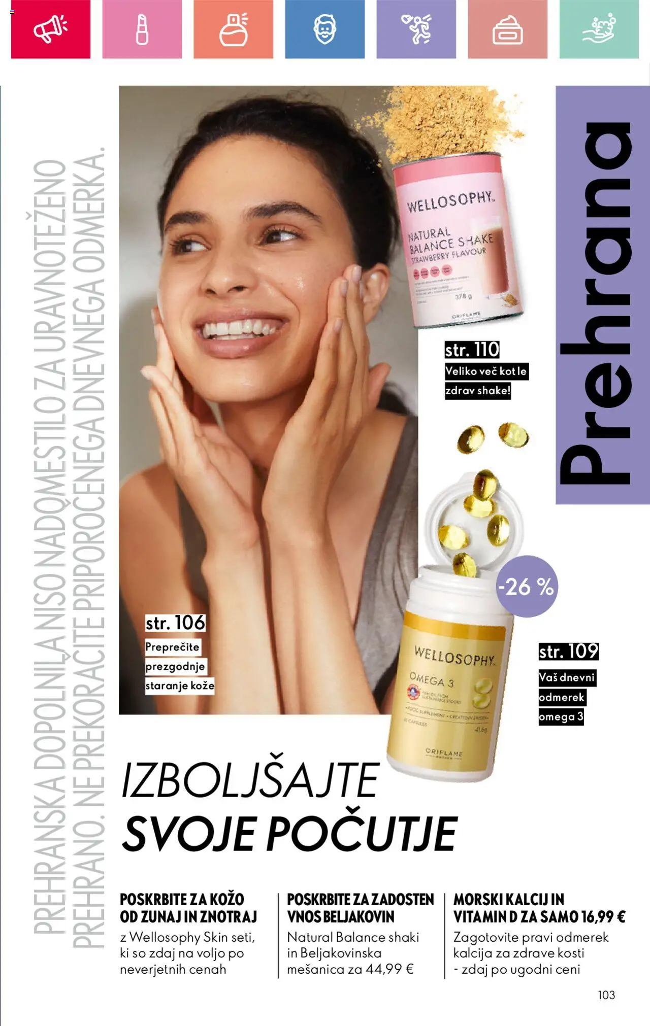 Oriflame katalog 12 │ velja od 24.08.2025 | Stran: 103 | Izdelki: Prehranska dopolnila