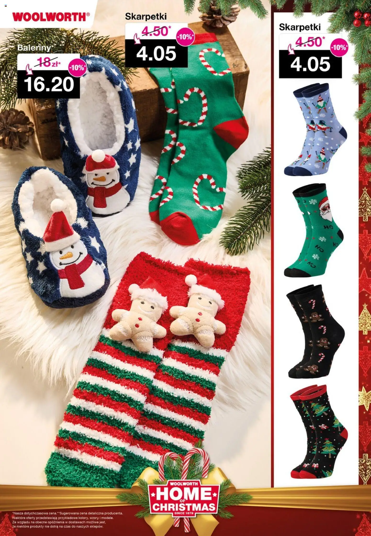 Woolworth Gazetka - Katalog świąteczny od 21.11.2025 | Strona: 86 | Produkty: Baleriny, Skarpetki