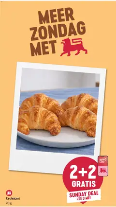 Croissant, Croissant 70 g - Voorbeeld van een folder van Delhaize, geldig van 30.04.2026 | Pagina: 15