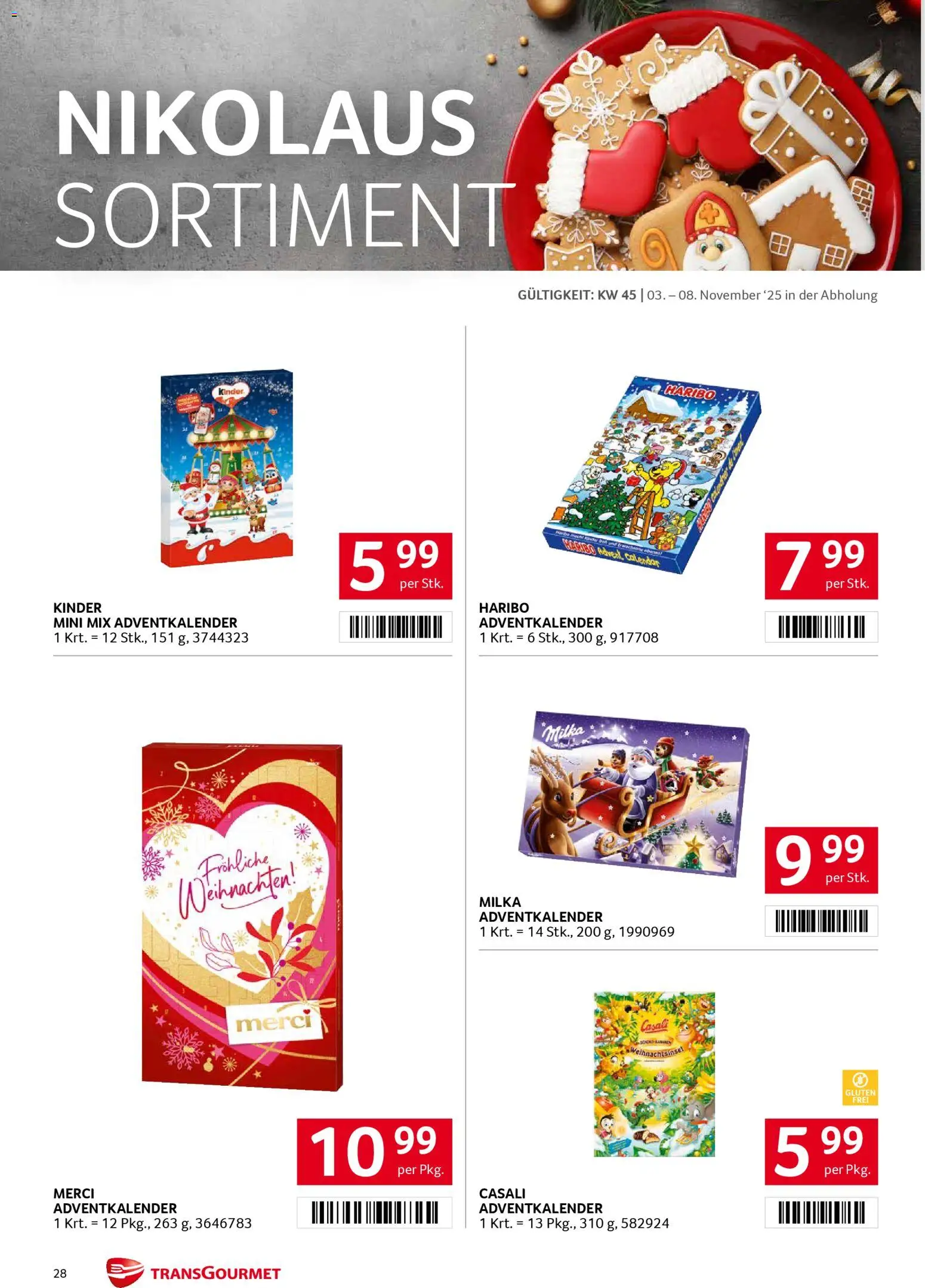 Transgourmet Flugblatt gültig ab 03.11.2025 | Seite: 28