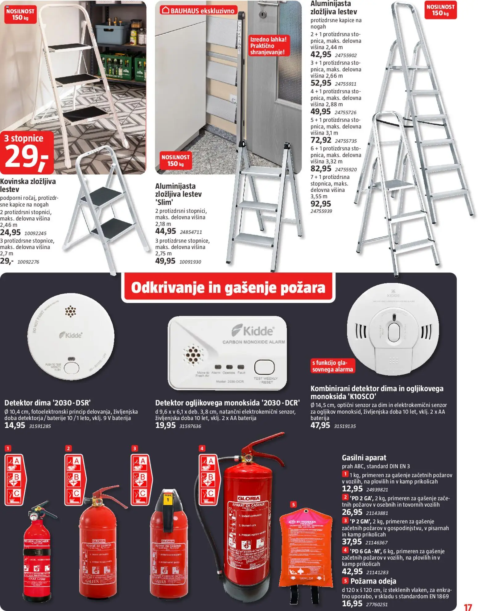 Novi Bauhaus katalog ponudbe – veljaven od 27.11.2025 | Stran: 17 | Izdelki: Baterija, Odeja, Baterije, Stopnice