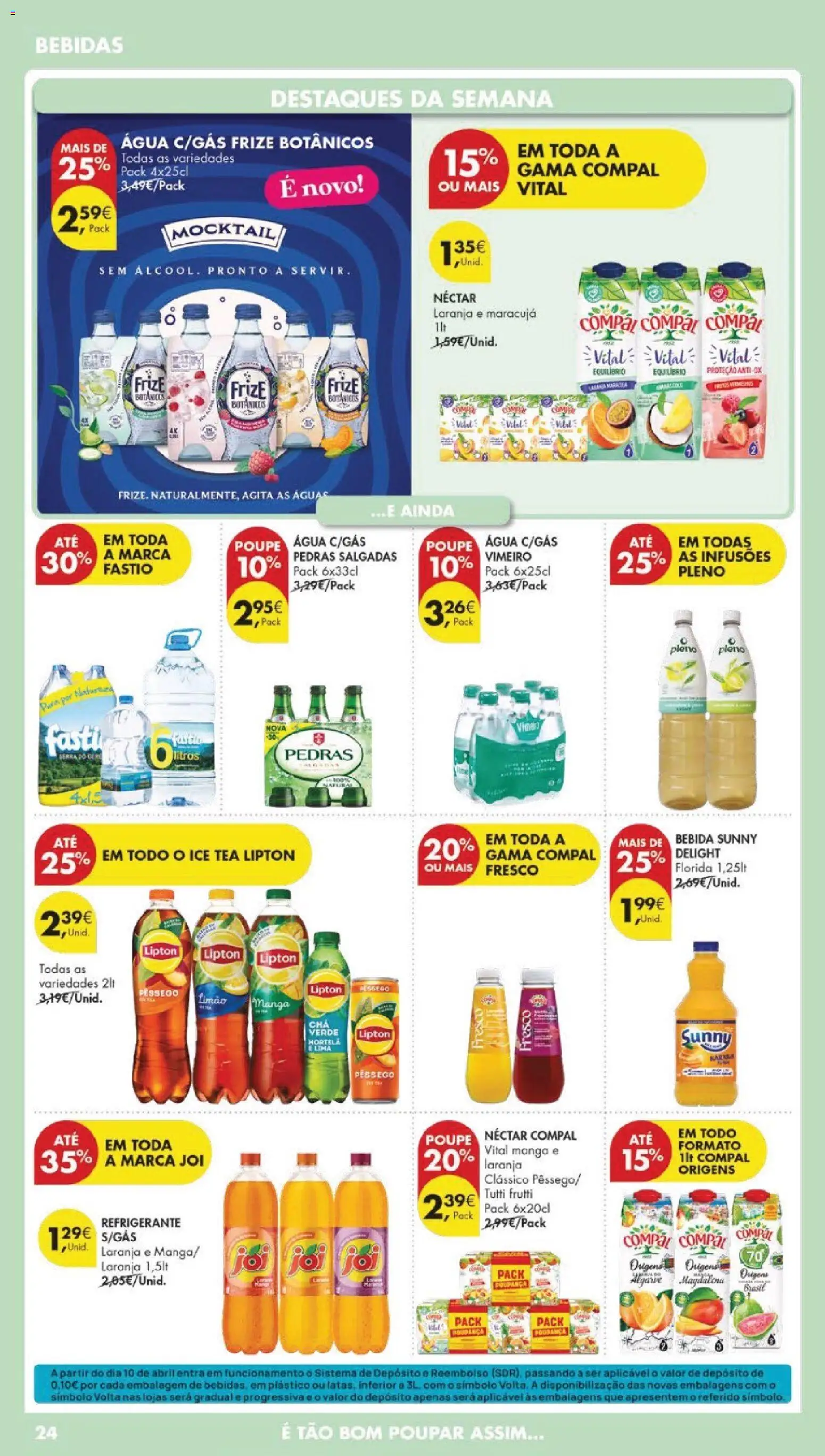 Pingo Doce folheto │ válido de 14.04.2026 | Página: 26 | Produtos: Agua, Refrigerante, Hortelã, Soda