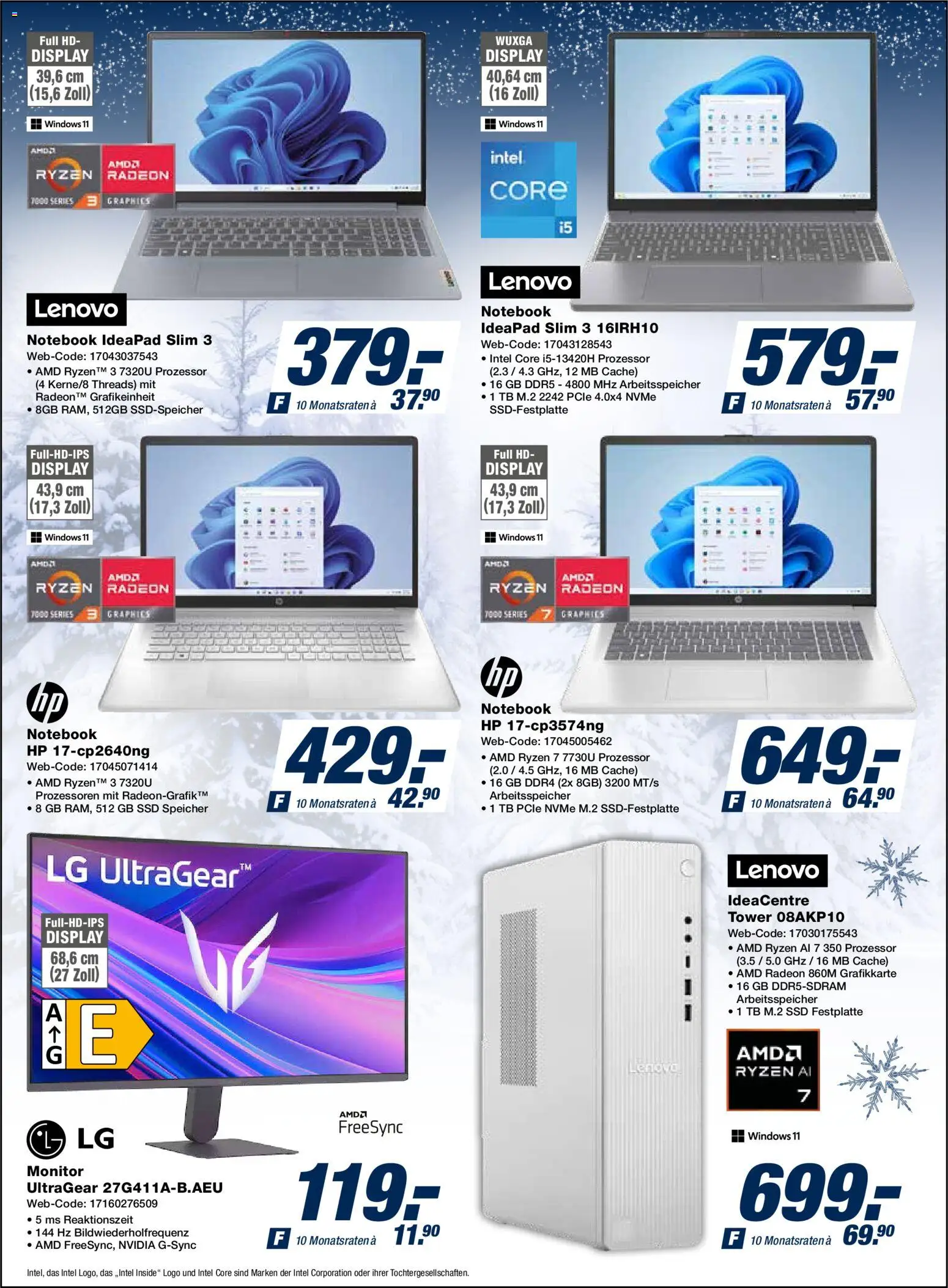 Expert Weihnachts sparen – gültig ab 13.12.2025 | Seite: 4 | Produkte: Lenovo, HP, LG, Monitor